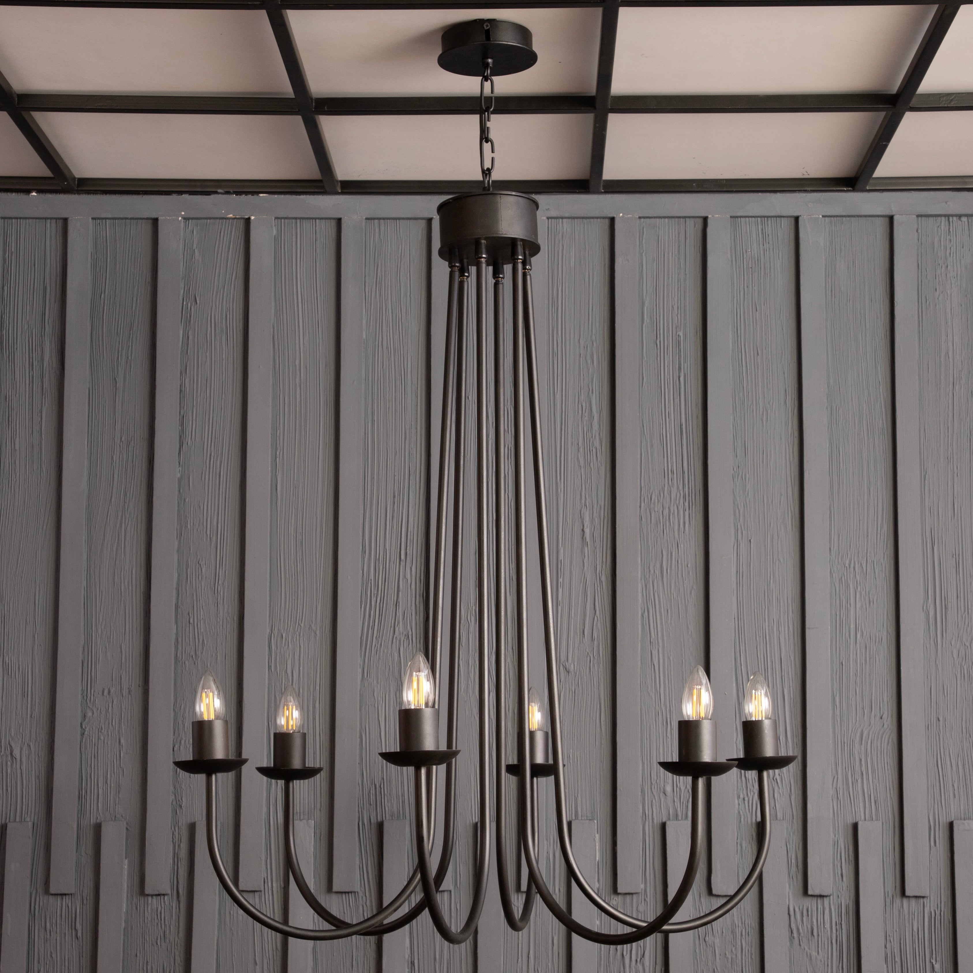 Volfin 6 Lt Chandelier By Shoppeefry