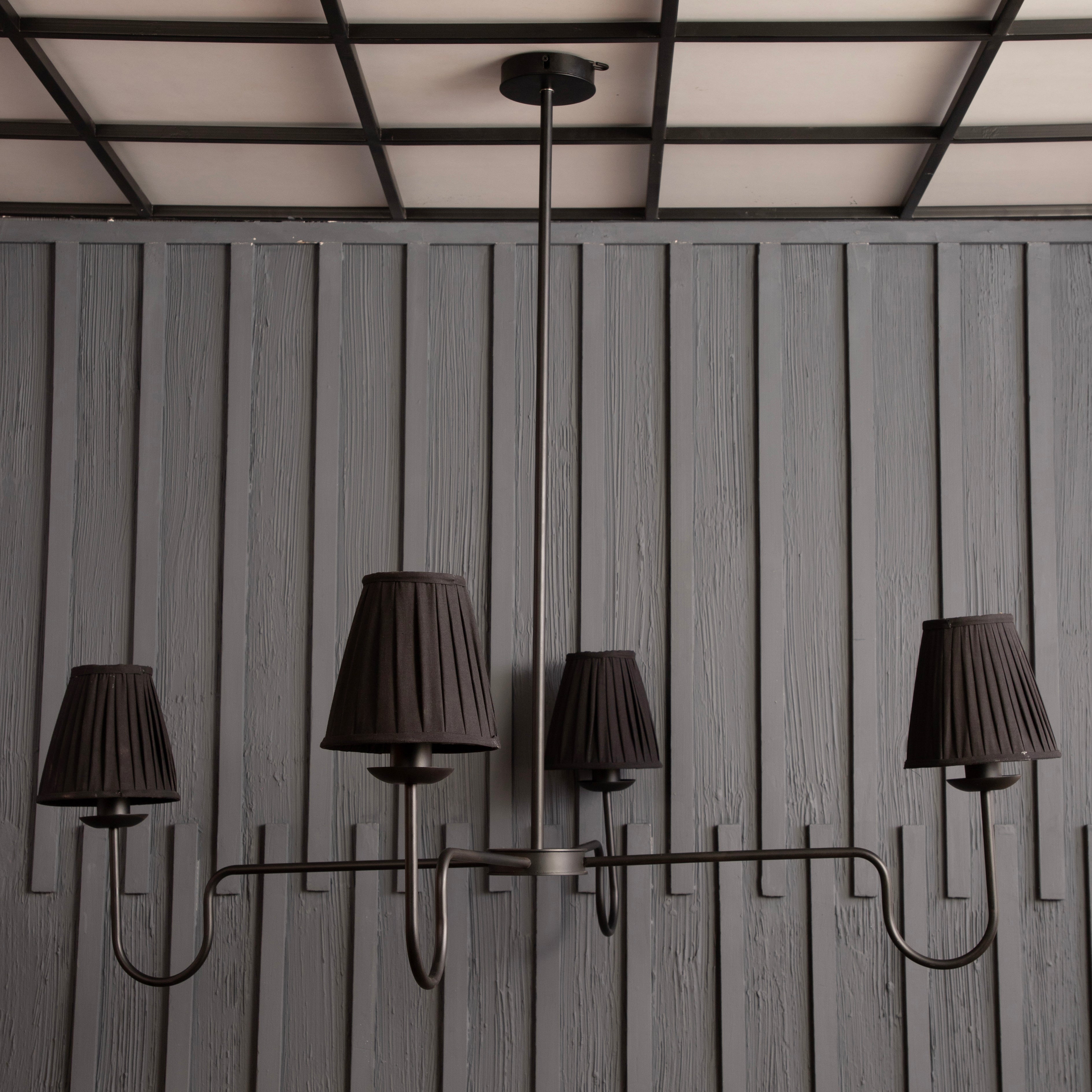 Lombard Black Chandelier By Shoppeefry