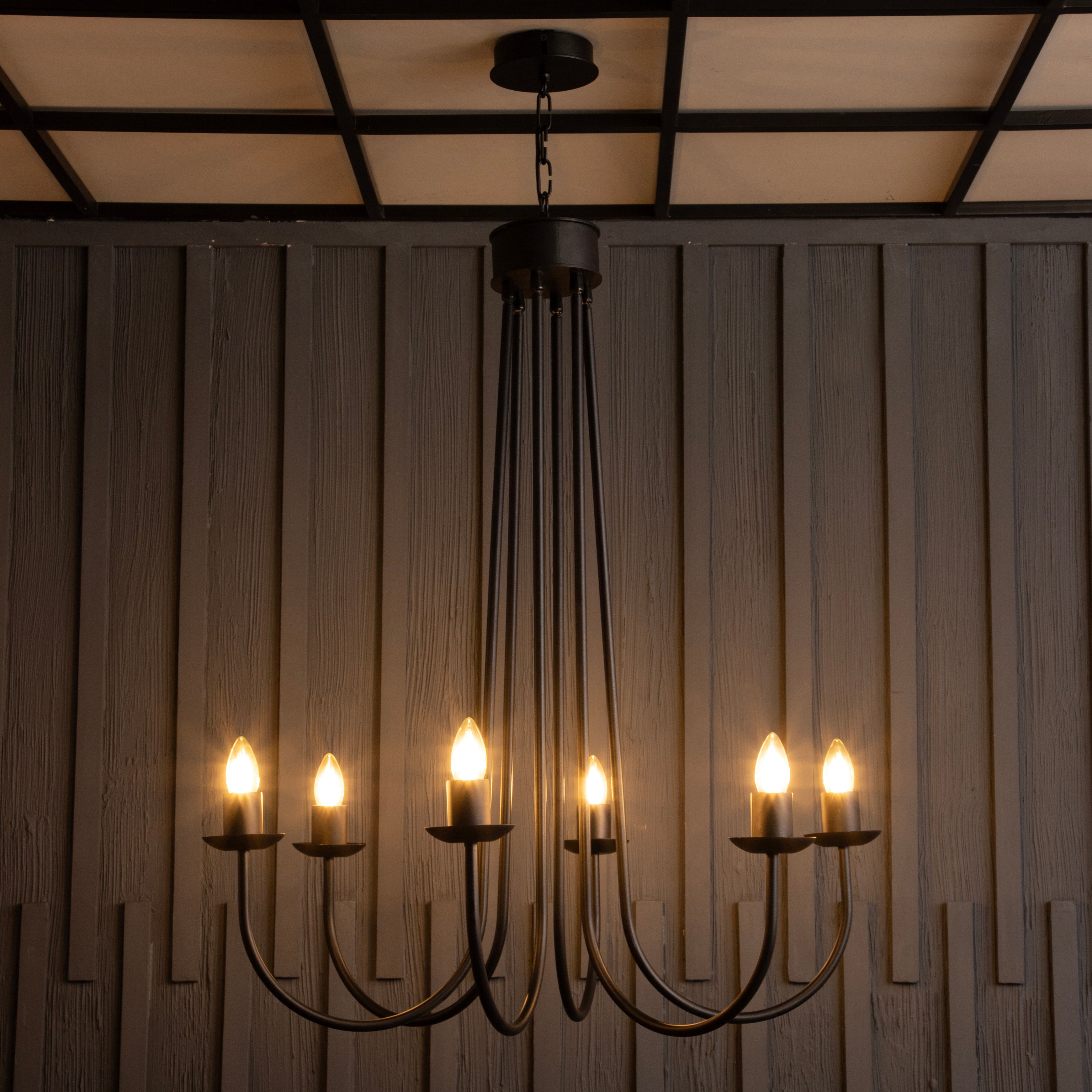Volfin 6 Lt Chandelier By Shoppeefry