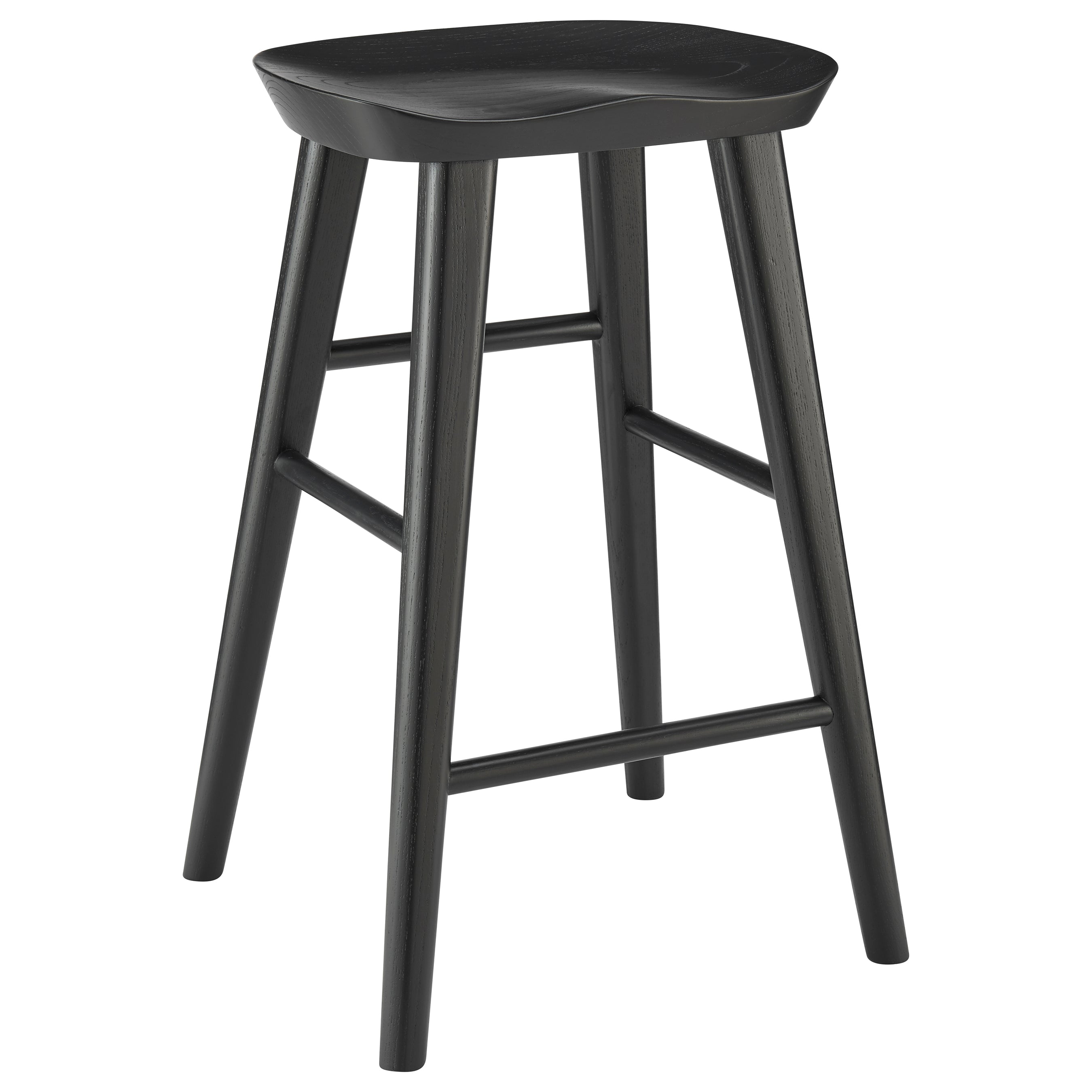 Wooden Bar Stool – Black | Shoppeefry