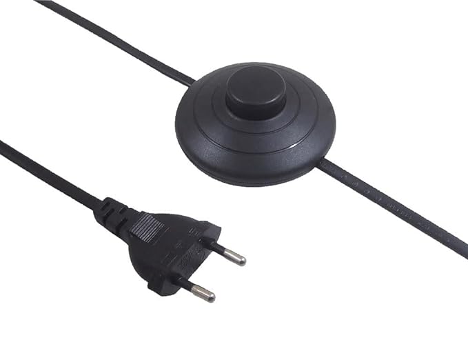 3.5 Meter with Round Foot Switch On/Off Button for Table Lamps