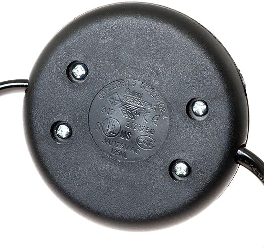 3.5 Meter with Round Foot Switch On/Off Button for Table Lamps