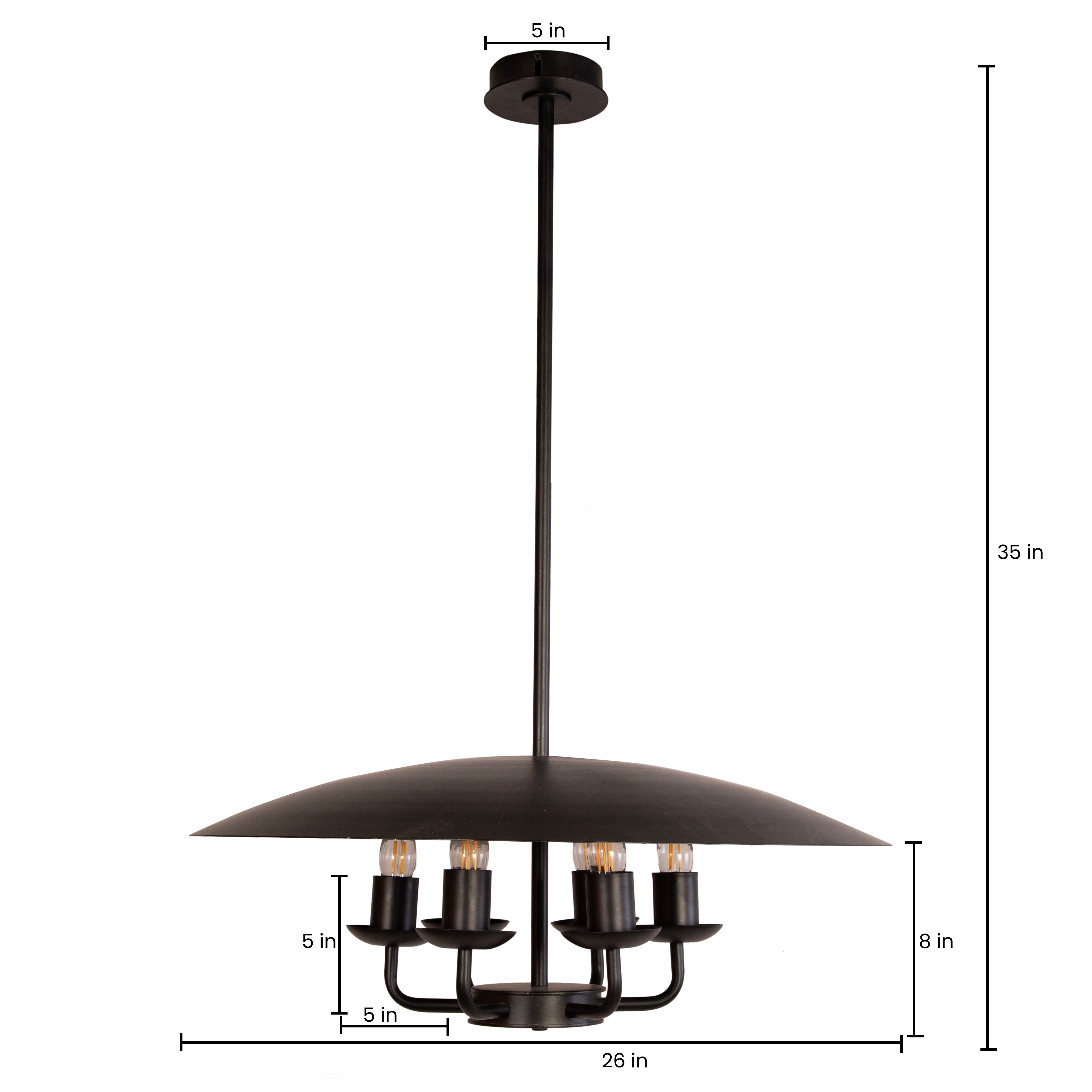 Pelican 6 Lt Chandelier By Shoppeefry