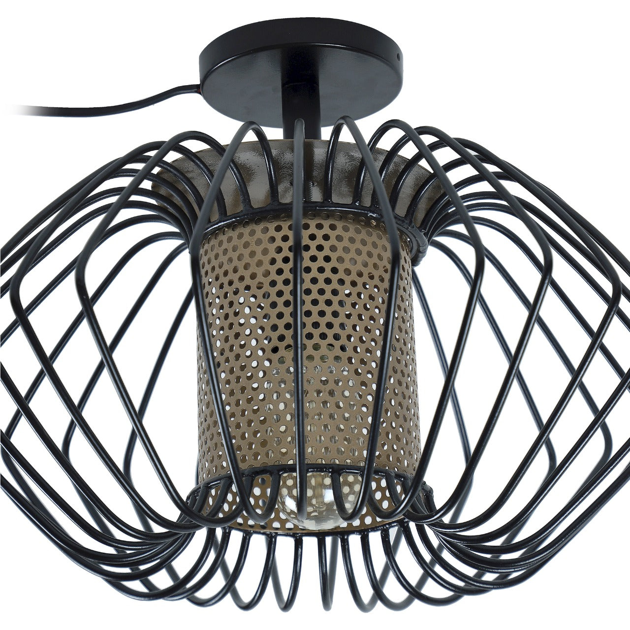 Salma 1 Head Black Mordern Chandelier