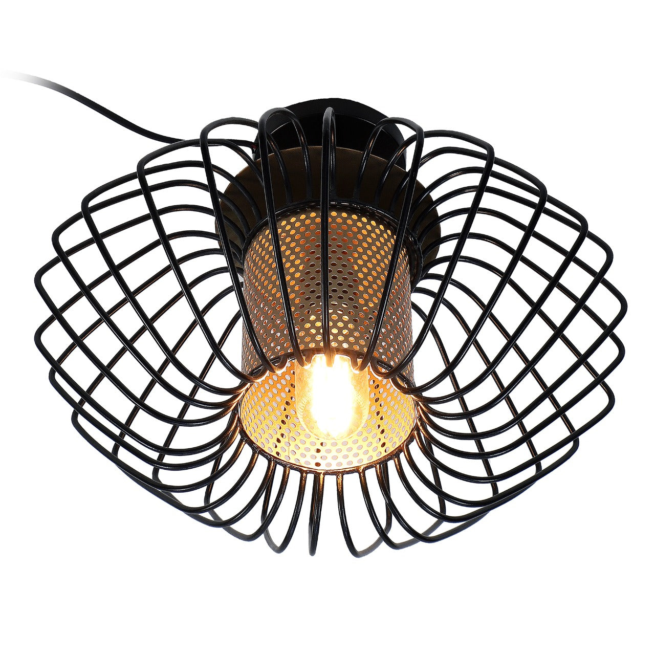 Salma 1 Head Black Mordern Chandelier