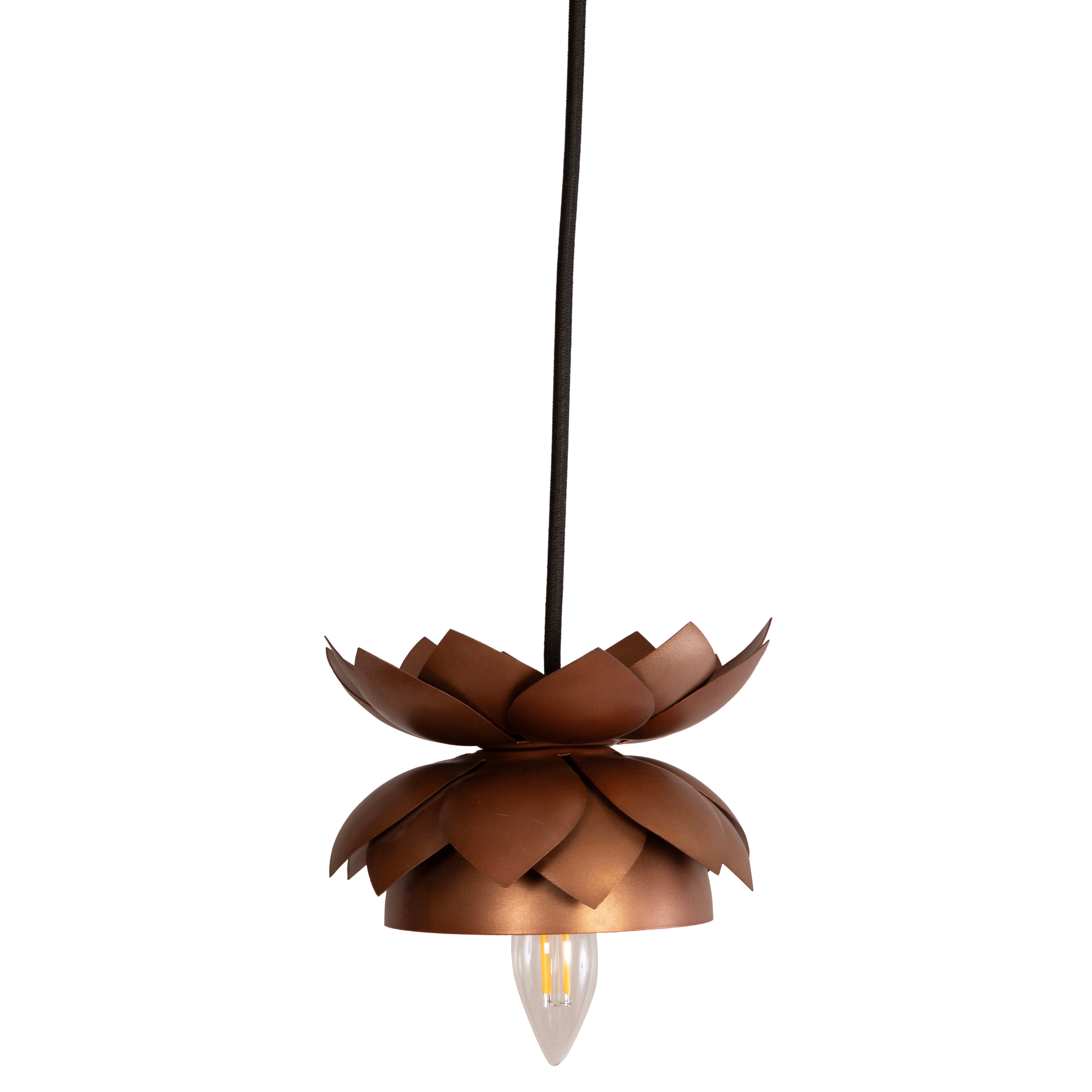 Lotus Copper Pendant Light  By Shoppeefry