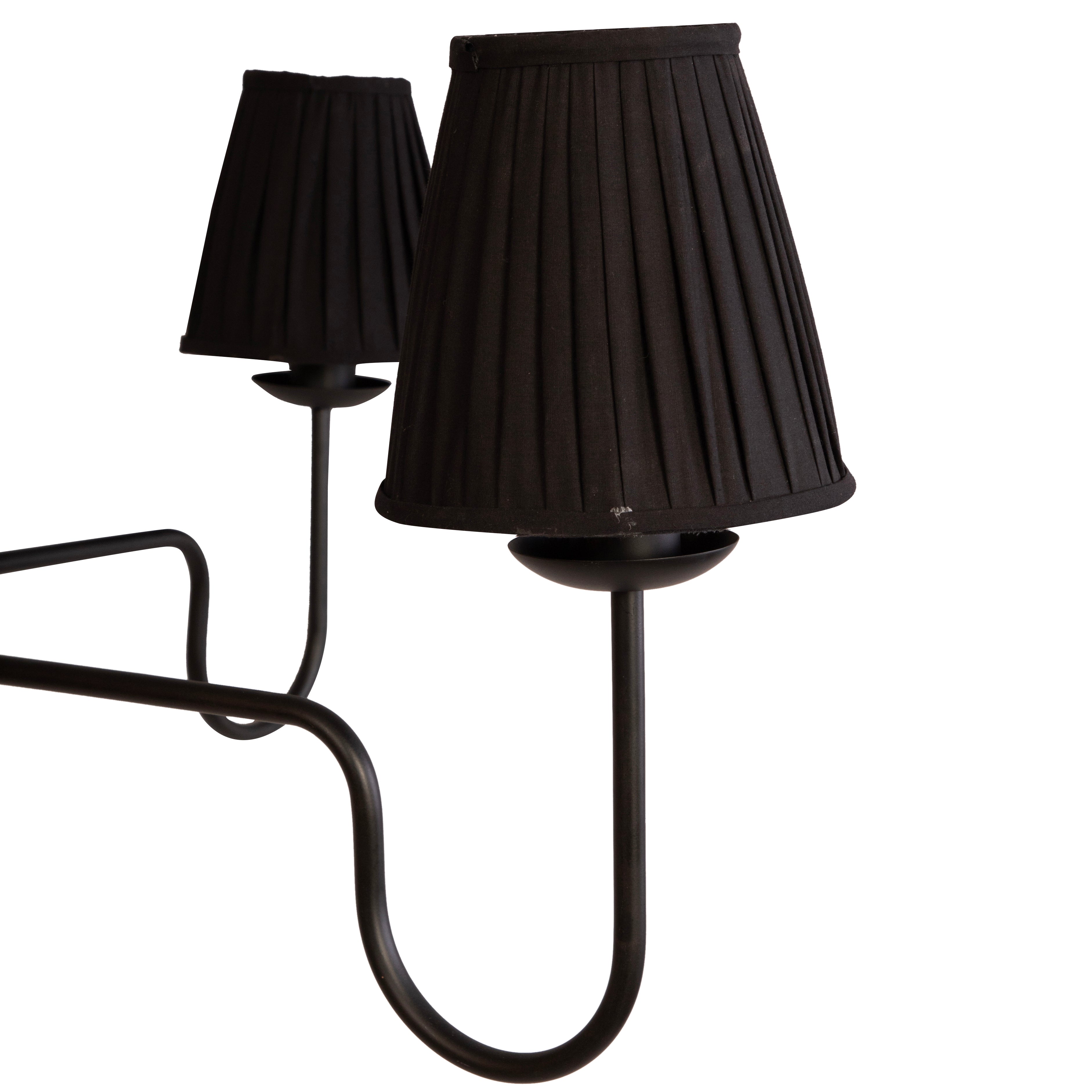 Lombard Black Chandelier By Shoppeefry