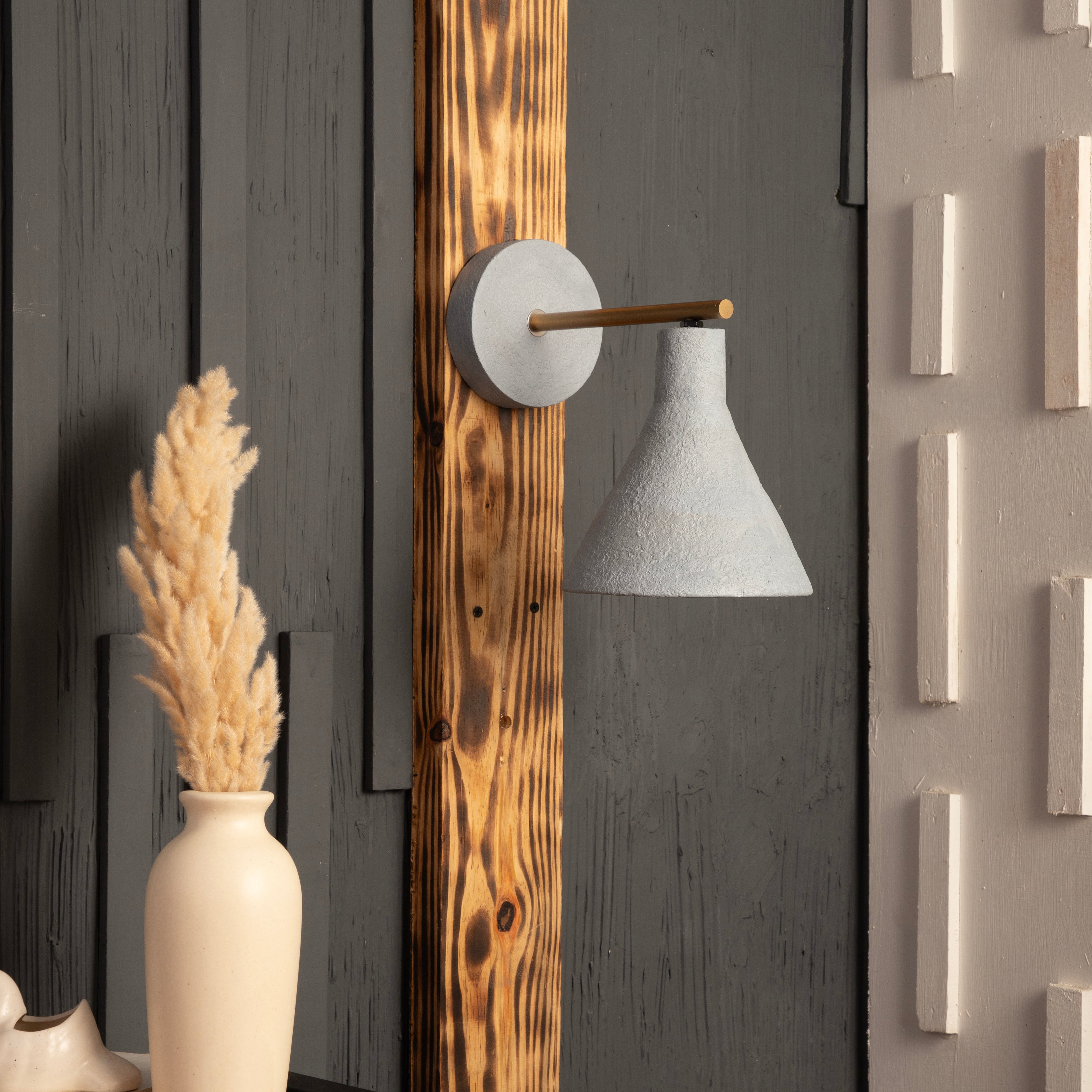 Concrete Wall Sconce By Shoppeefry