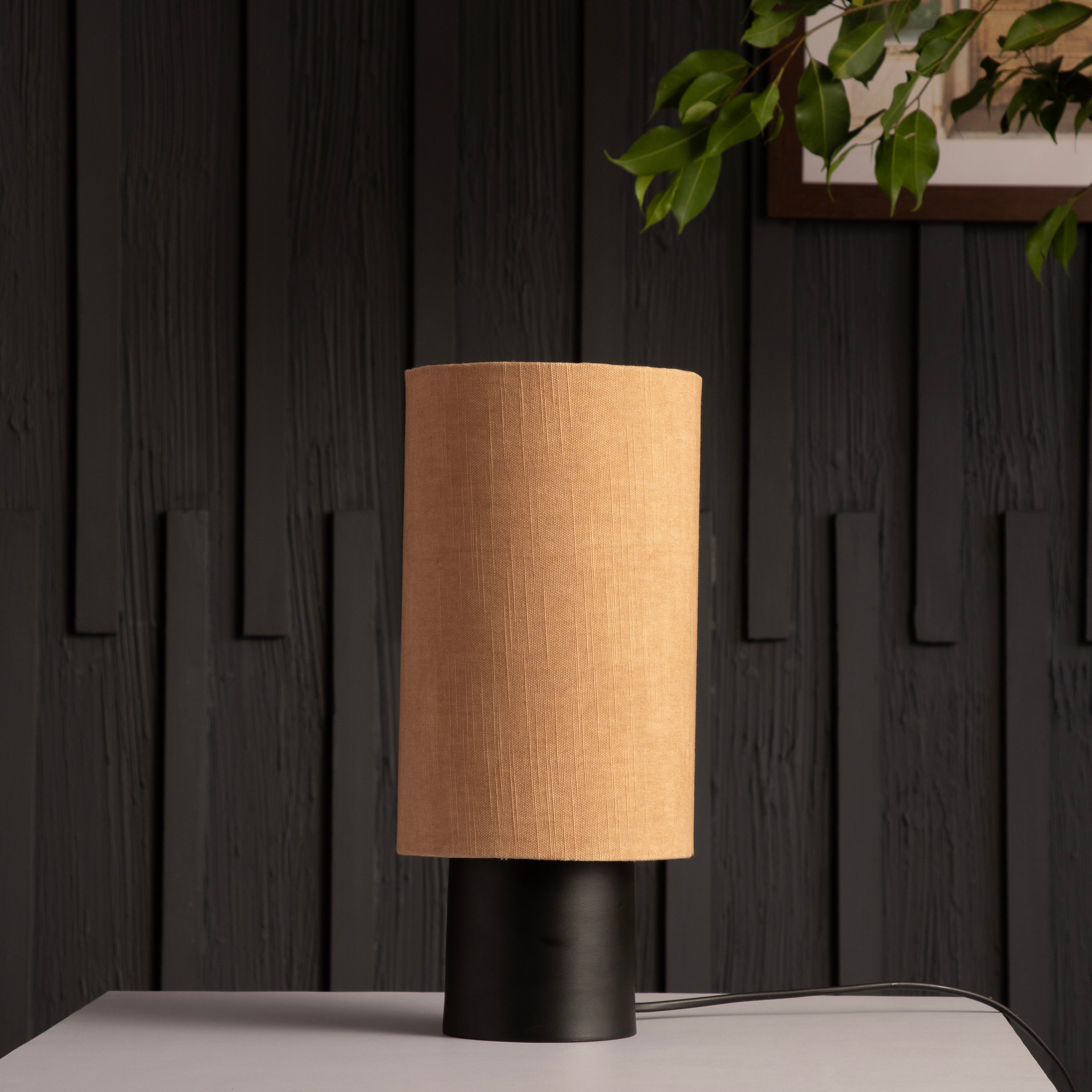 Modern Cylinder Table Lamp By Shoppeefry