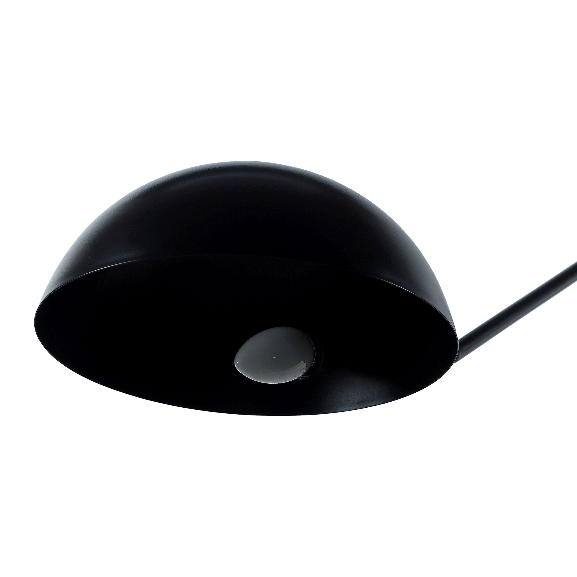 Swiveling Black Metal Wall Light