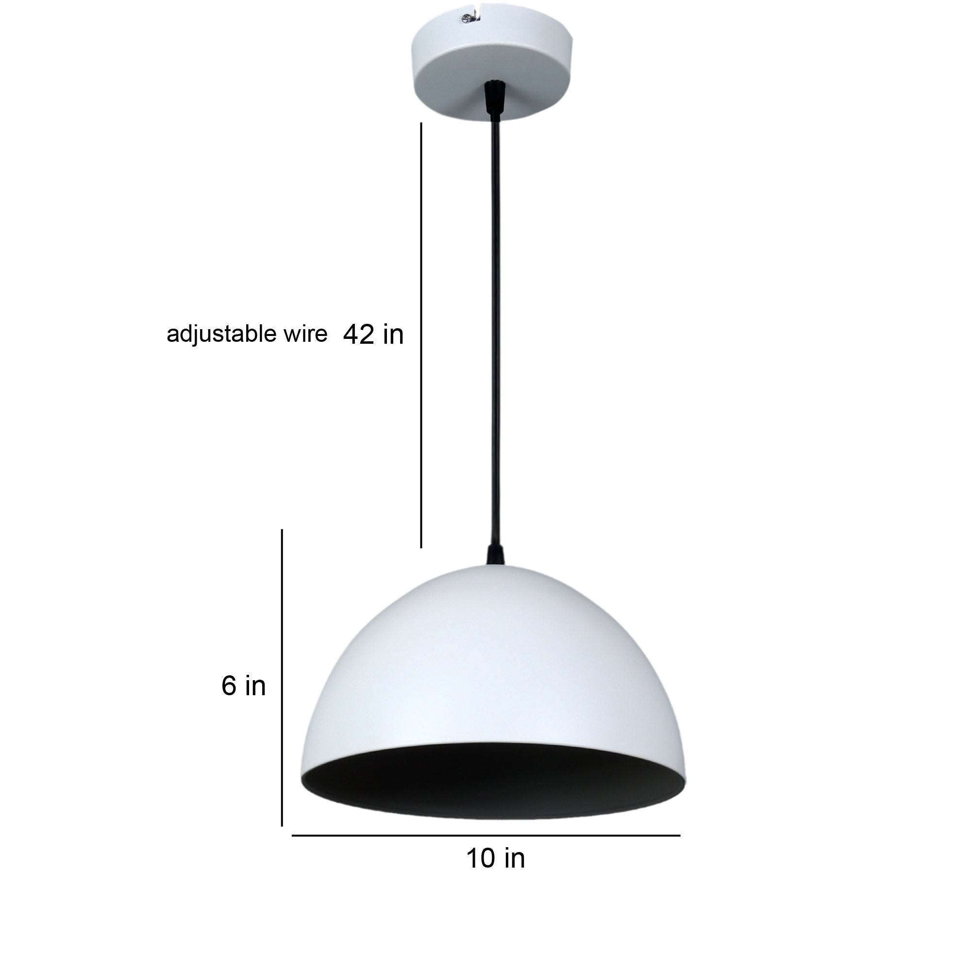 Hallway White Hanging Light