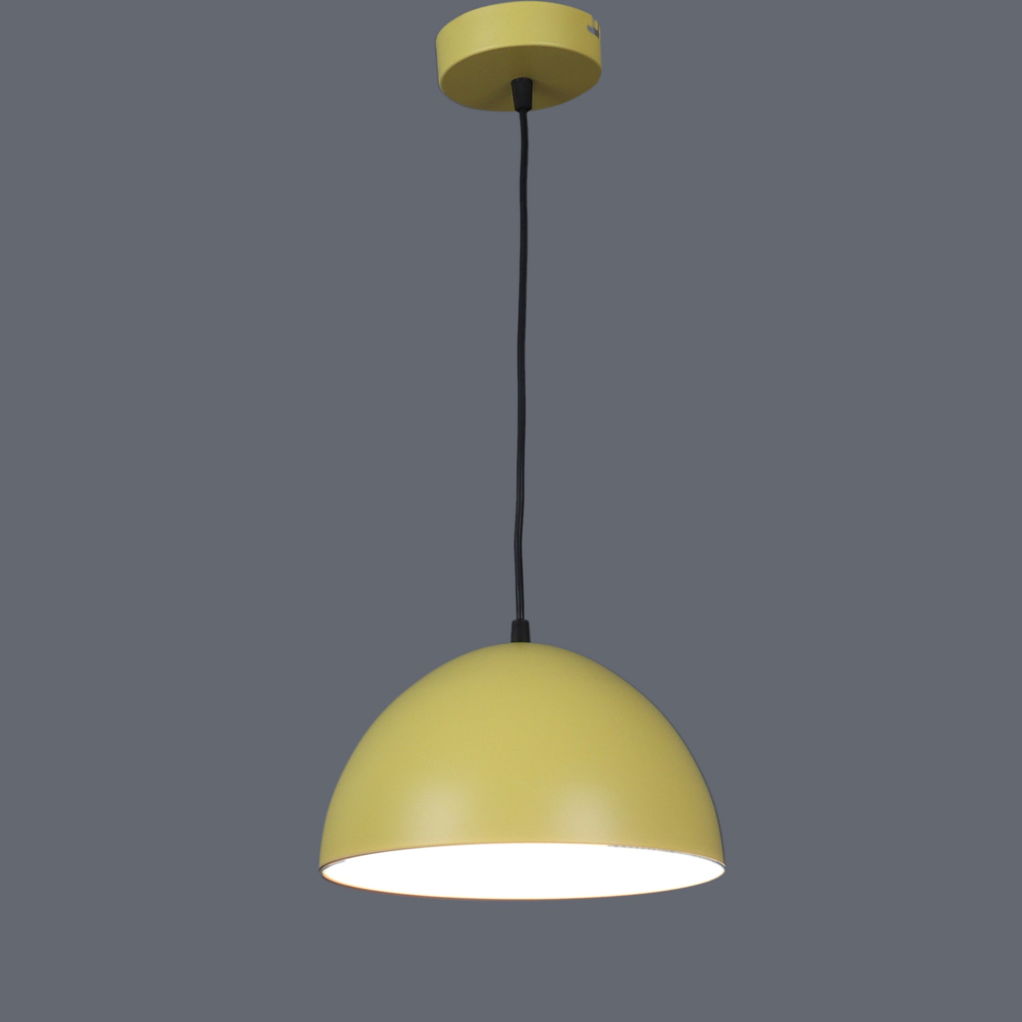 Hallway Yellow Hanging Light