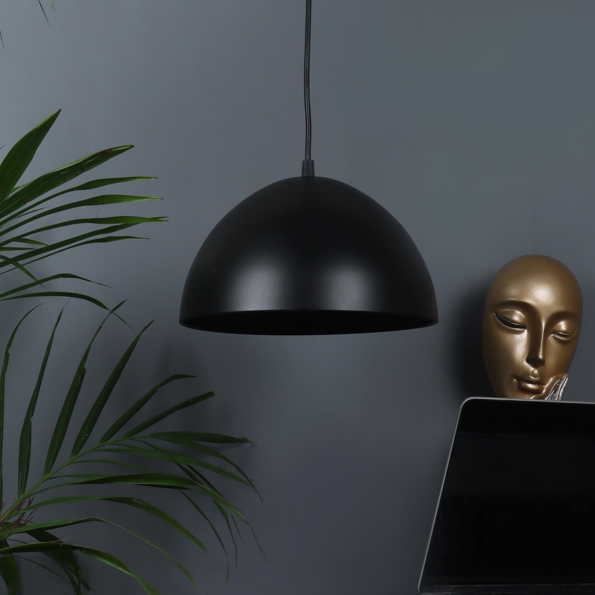 Hallway Black Hanging Light