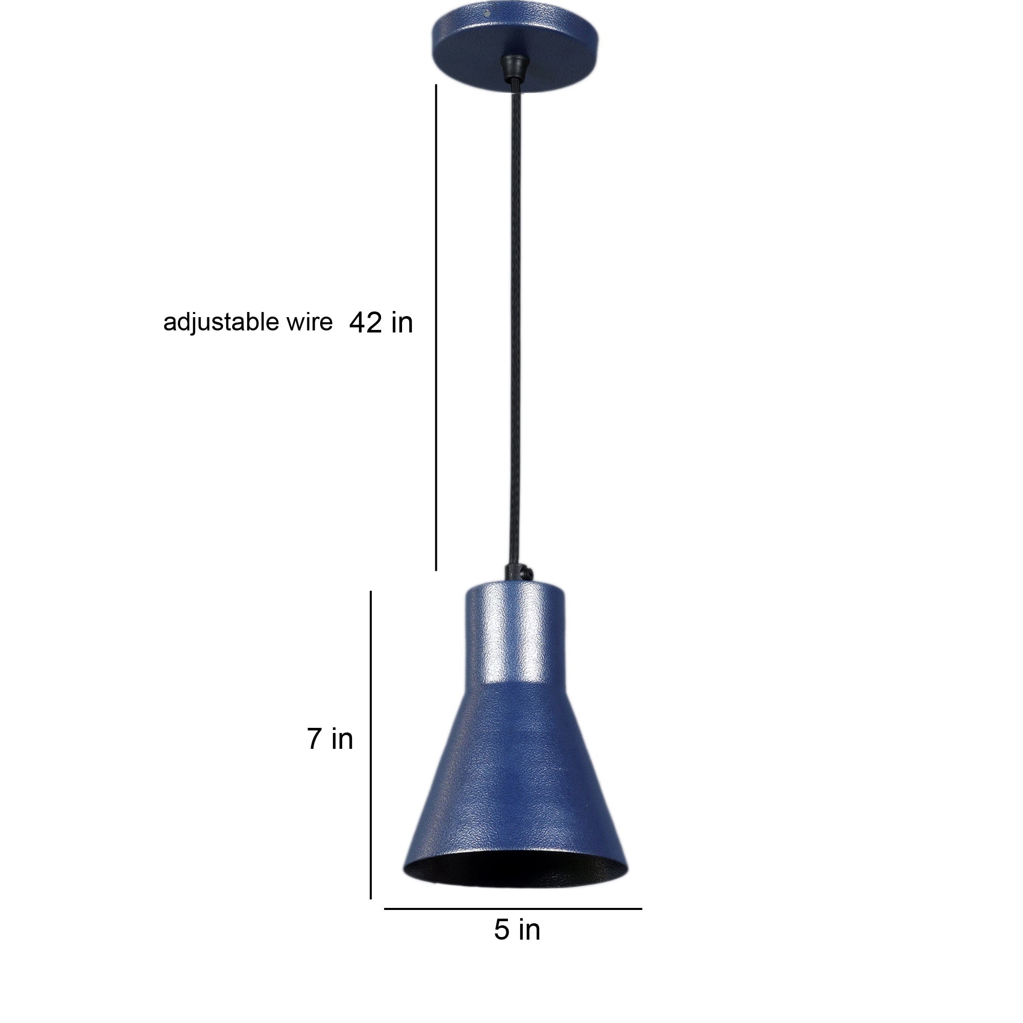 Limpid Blue Hanging Light