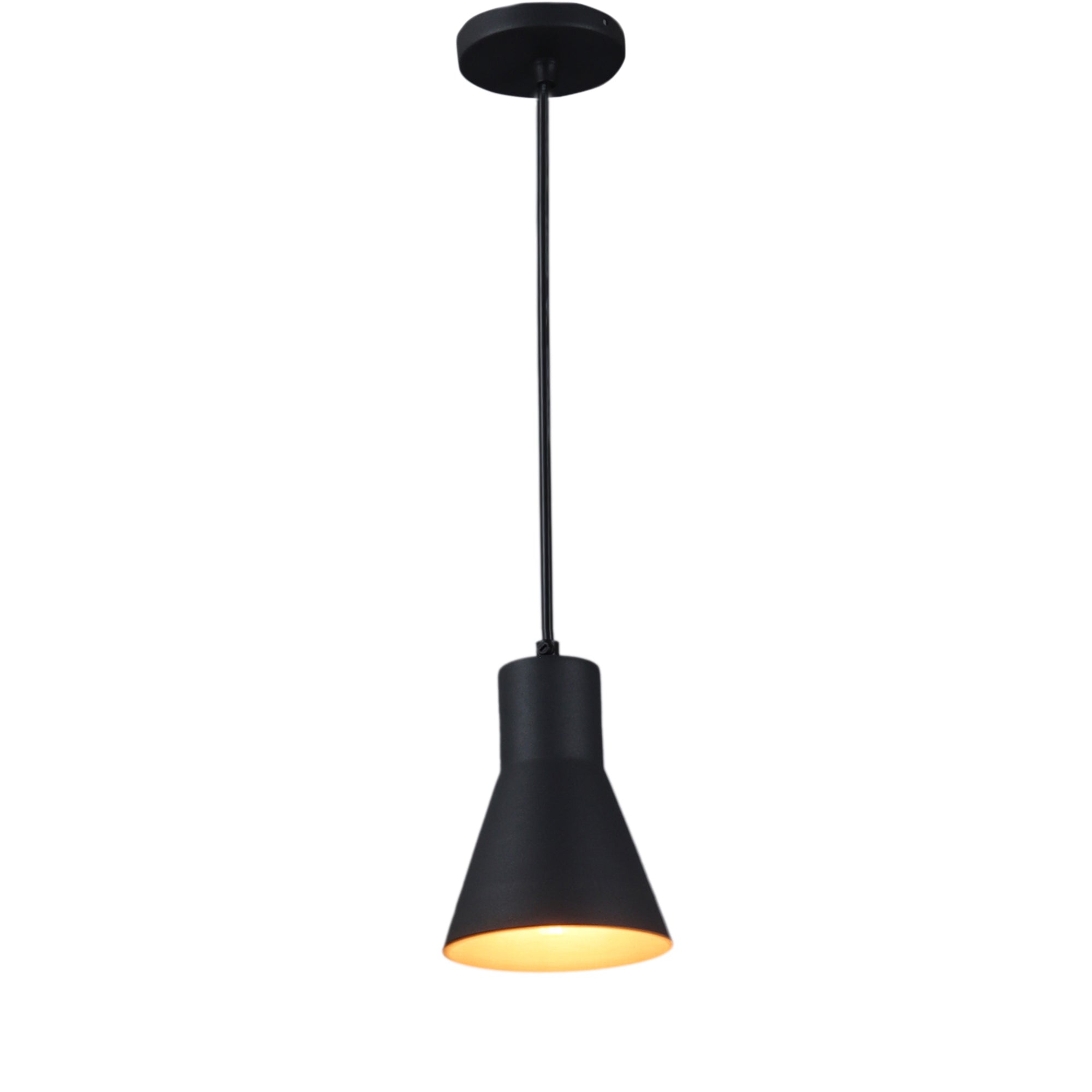 Limpid Black Hanging Light