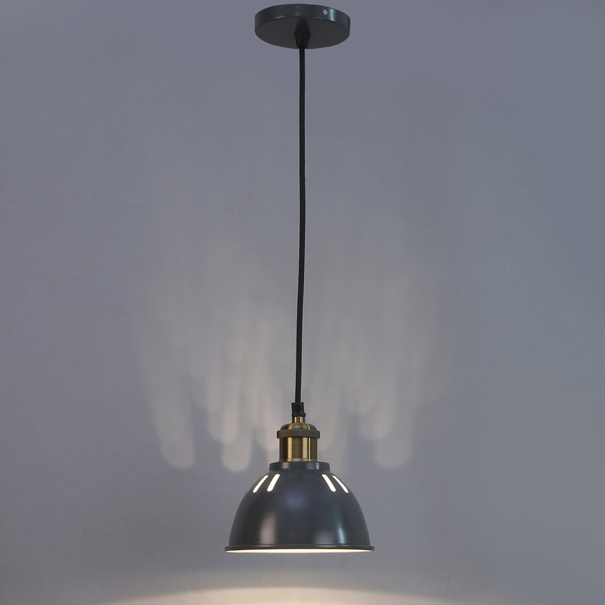 Darnar Grey Metal Hanging Light