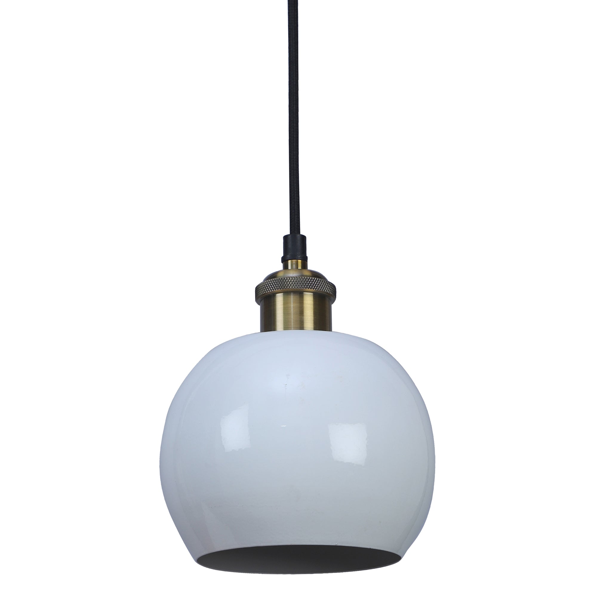 Formul White Metal Hanging Light