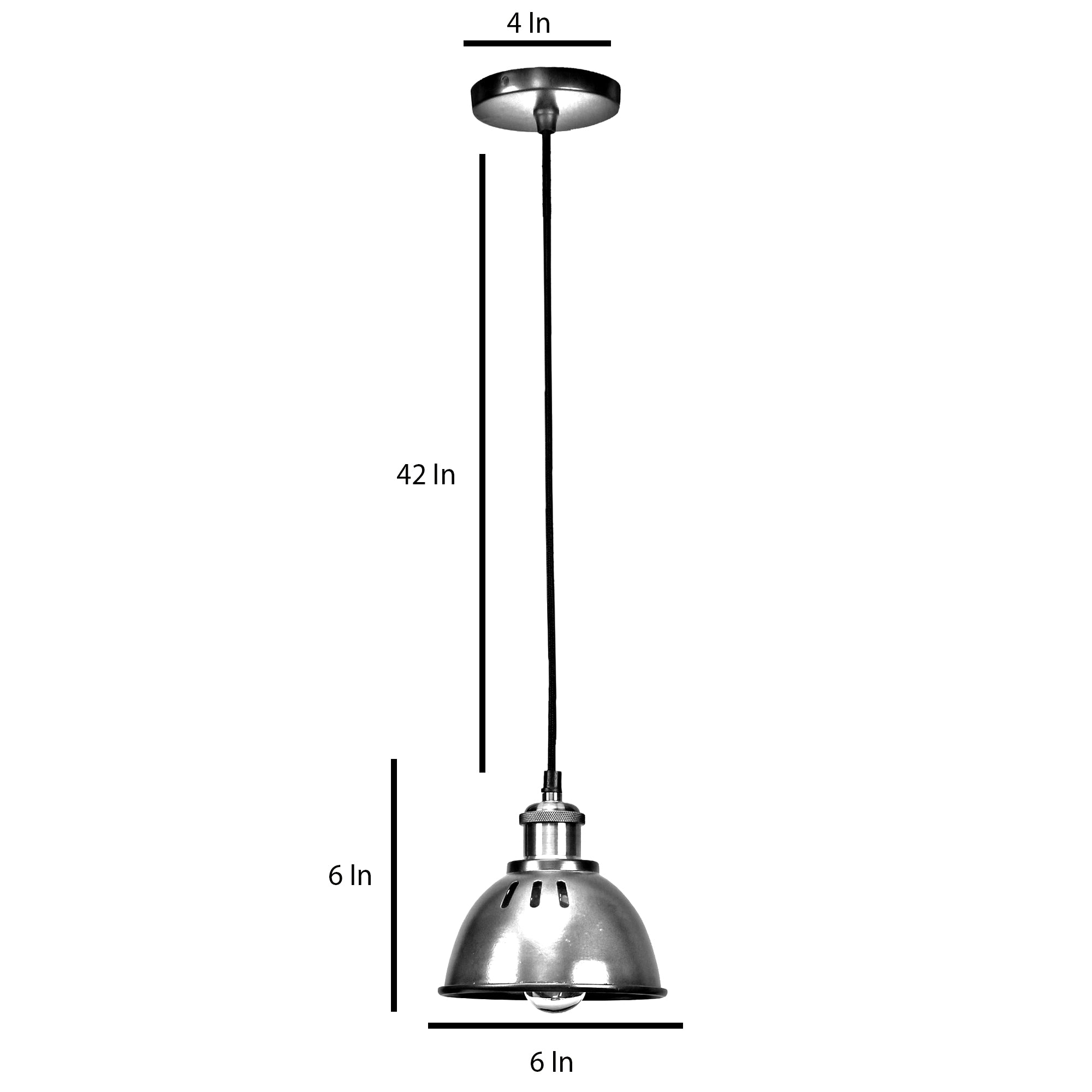 Darnar Black Metal Hanging Light