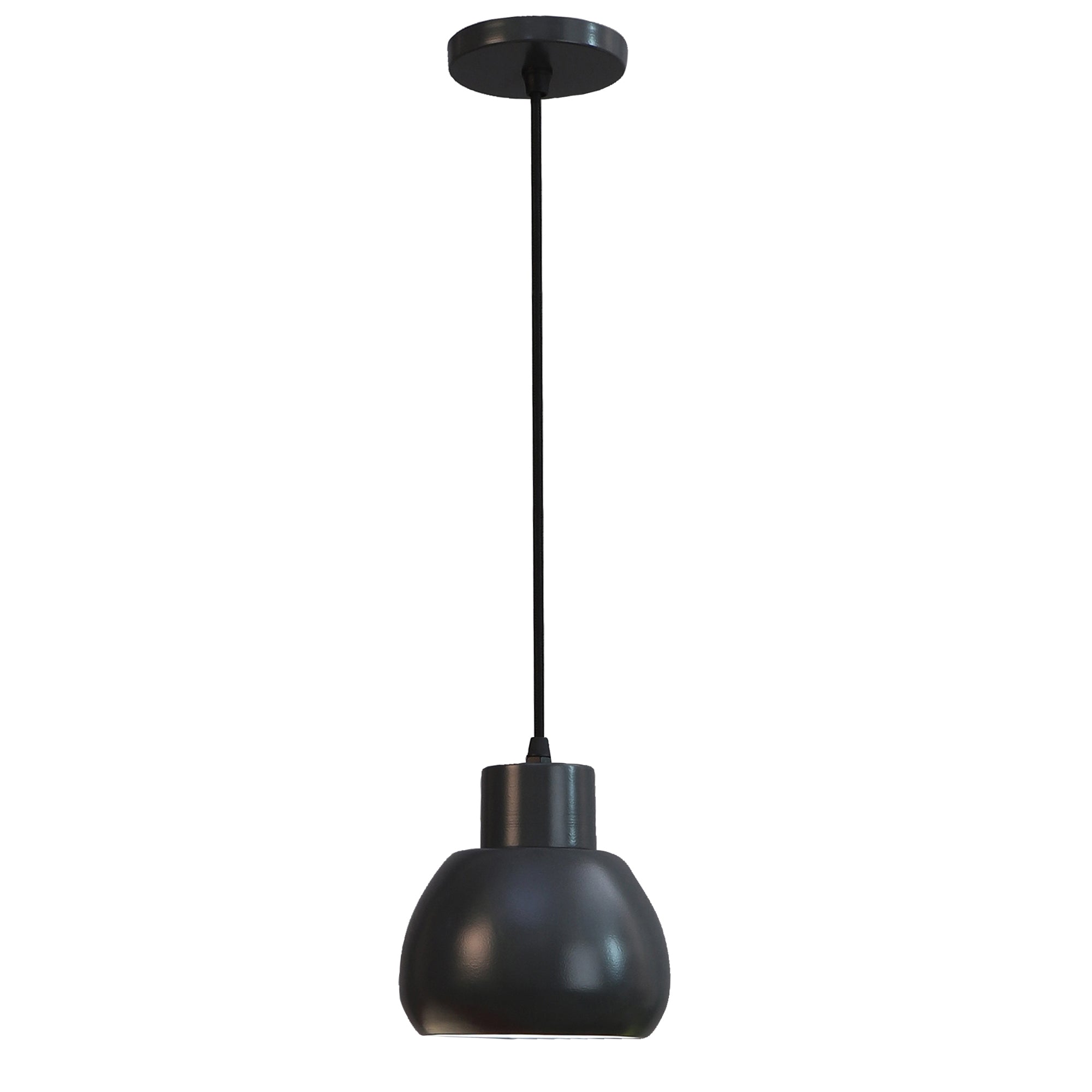Apple Grey Metal Hanging Light