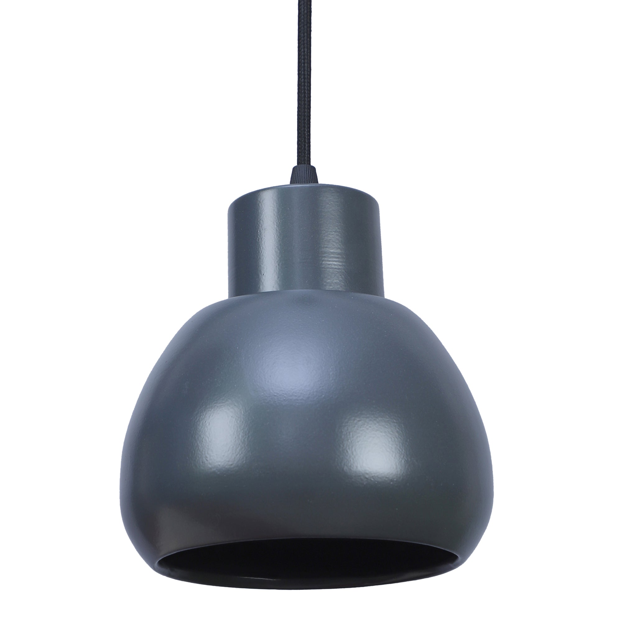 Apple Grey Metal Hanging Light
