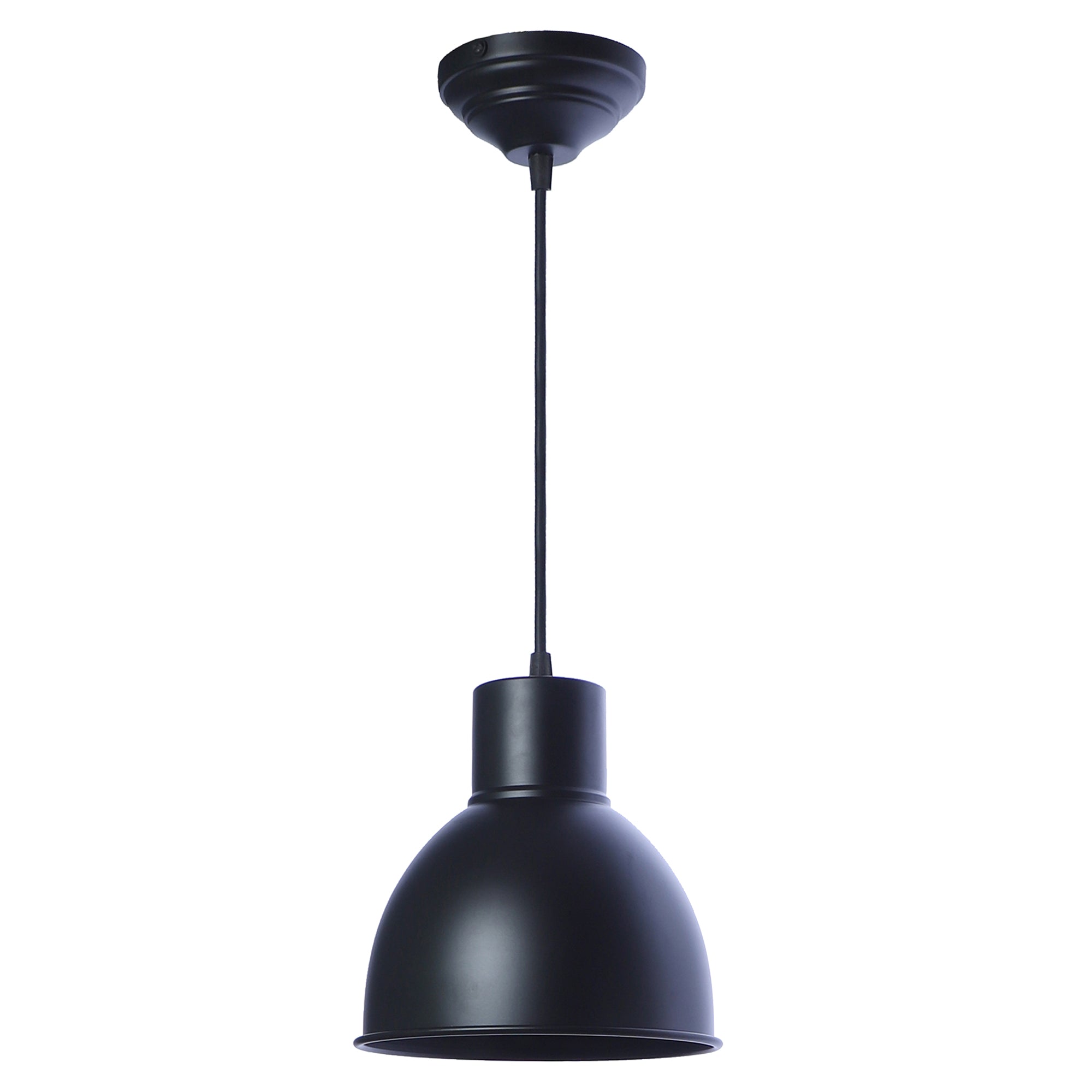 Opi Minimal Pastel Black Metal Single Hanging Light