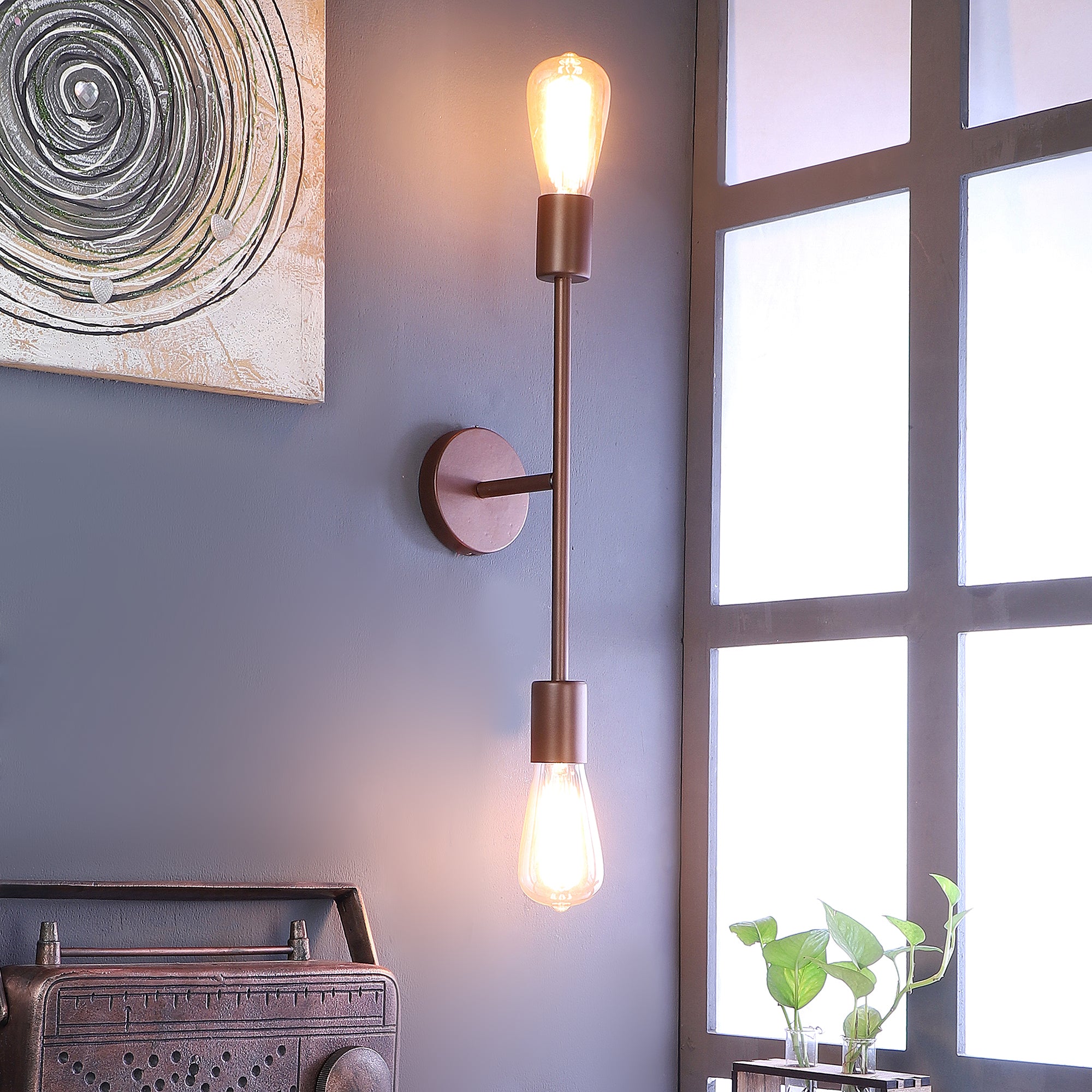 Filo Copper Metal Wall Light