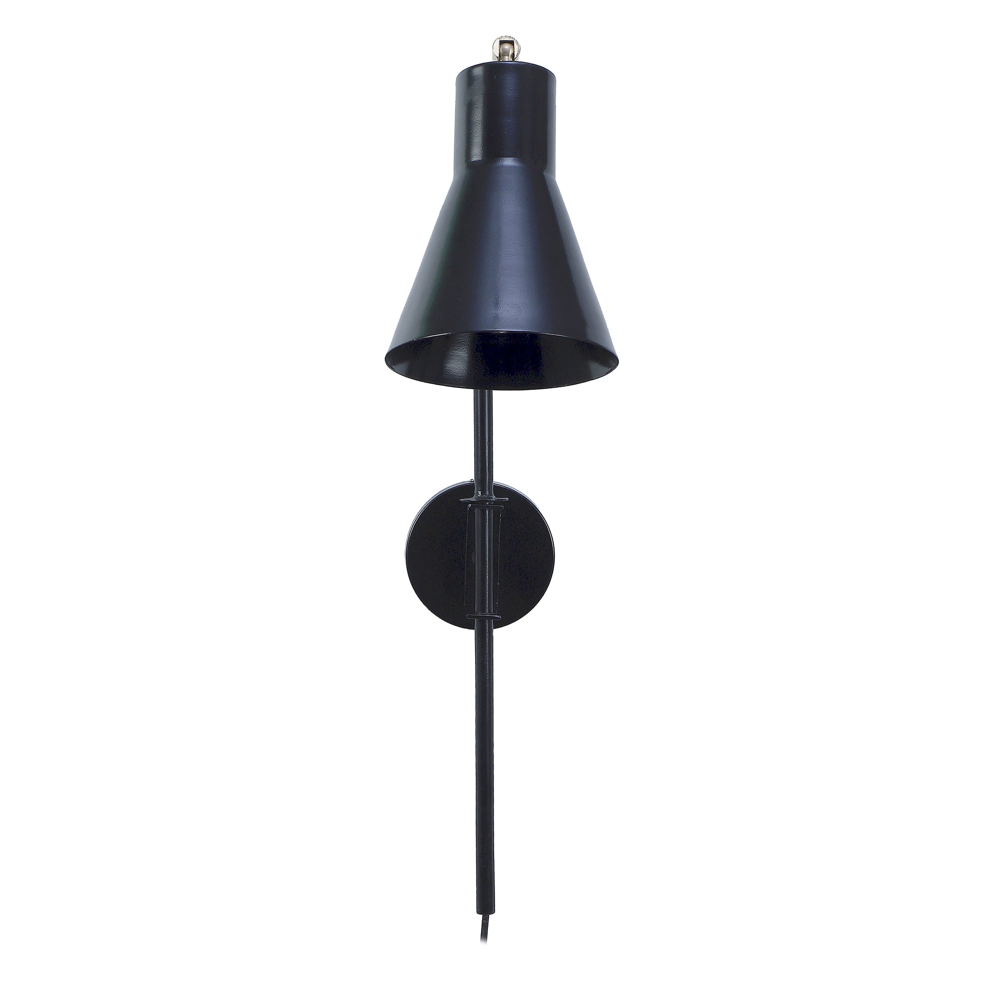 Swing Black Metal Wall Light
