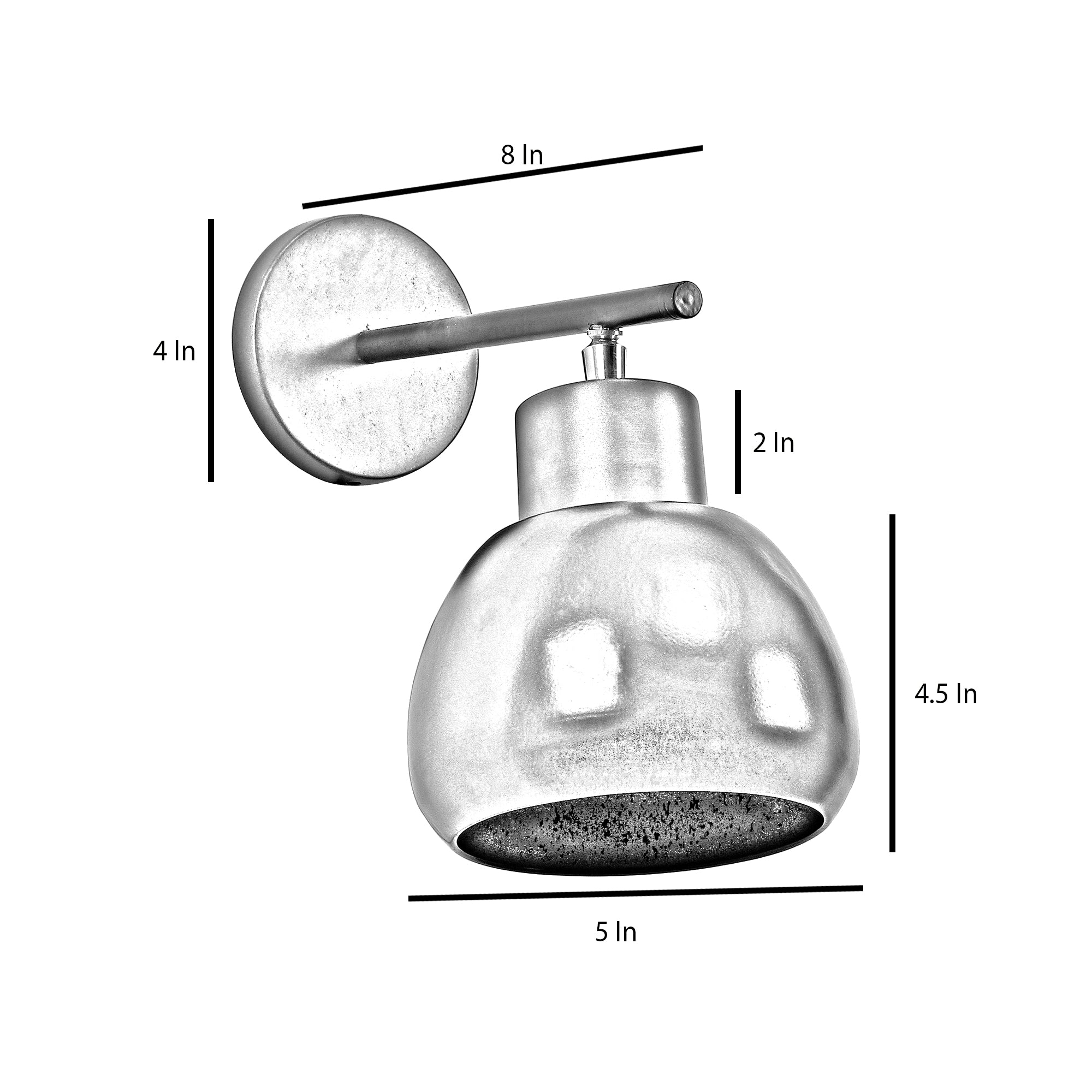 Bon-Bon Black Metal Wall Light