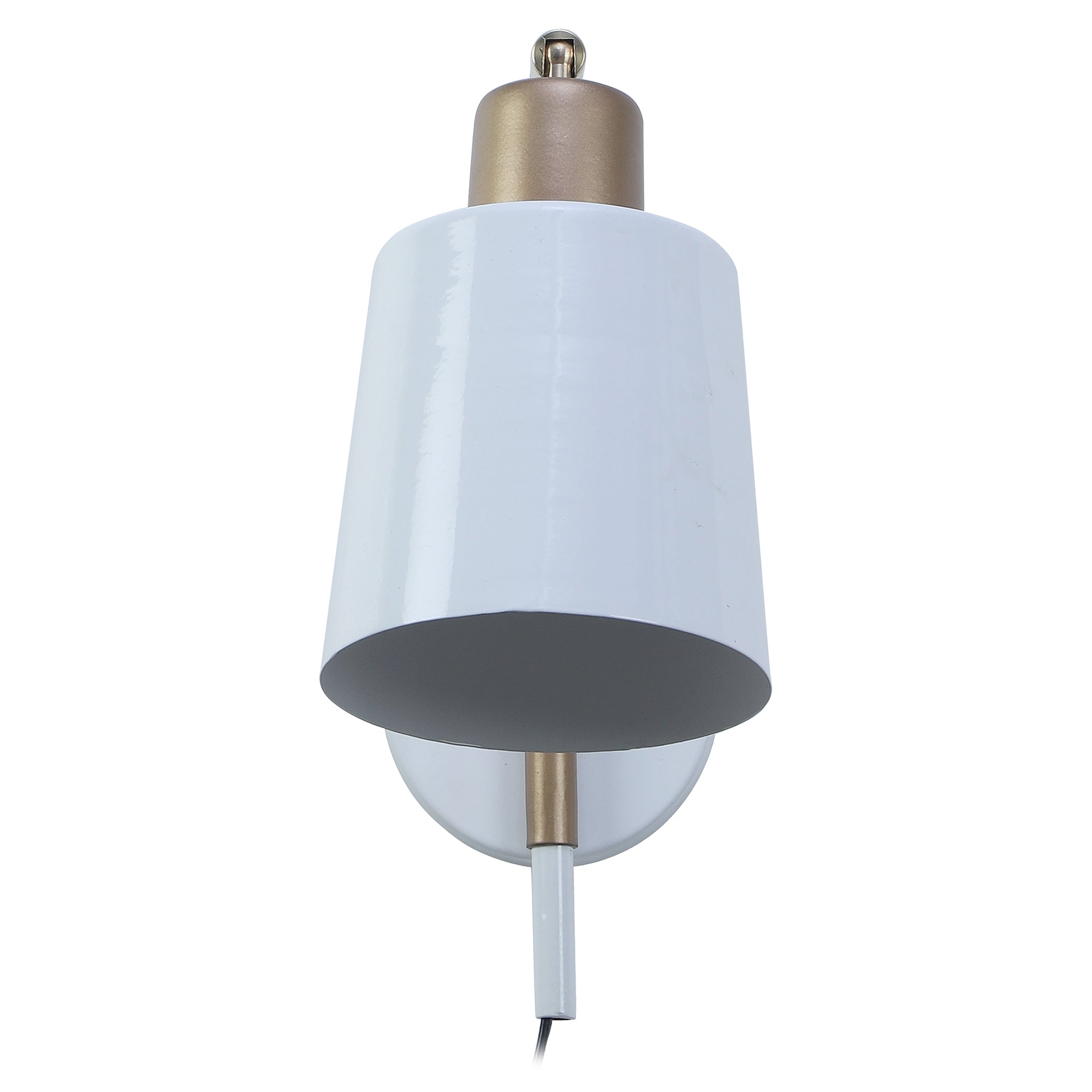 Norell White Metal Wall Light