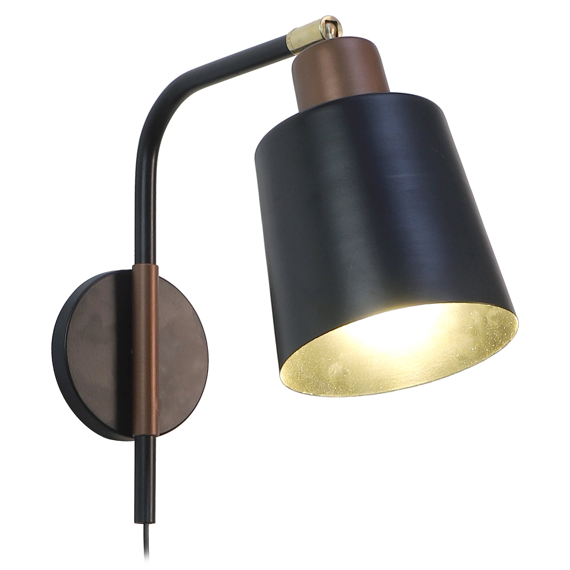 Norell Black Metal Wall Light