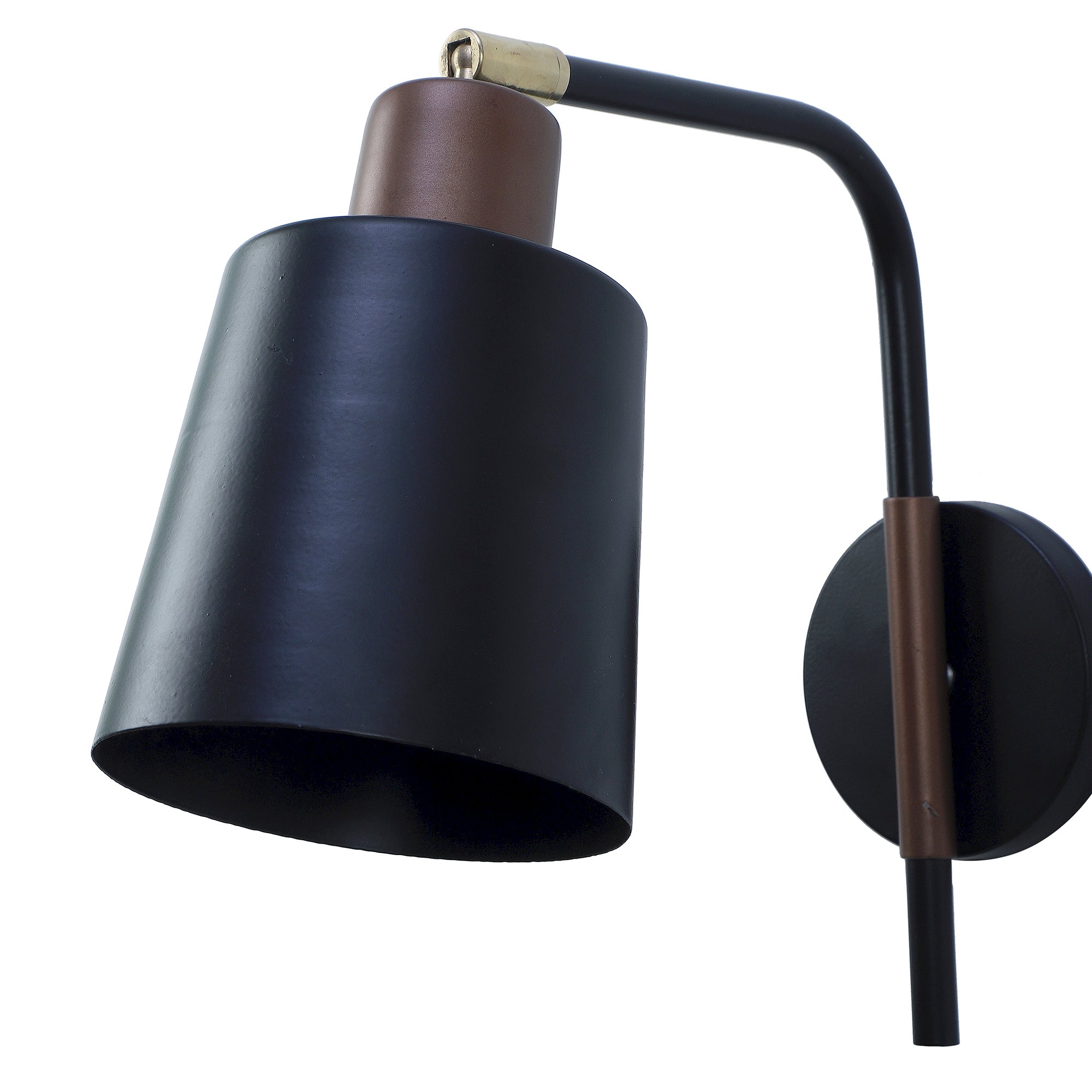 Norell Black Metal Wall Light