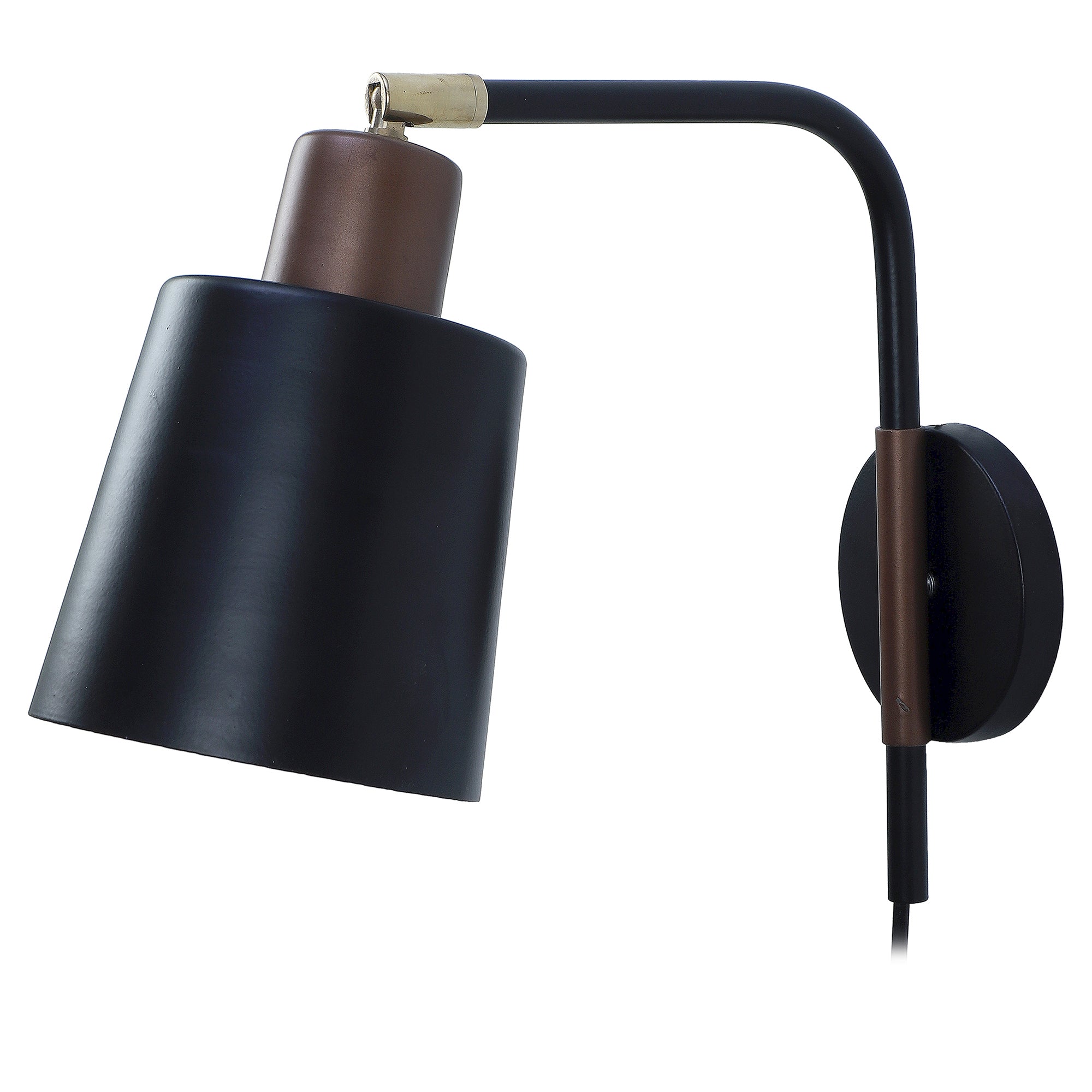 Norell Black Metal Wall Light