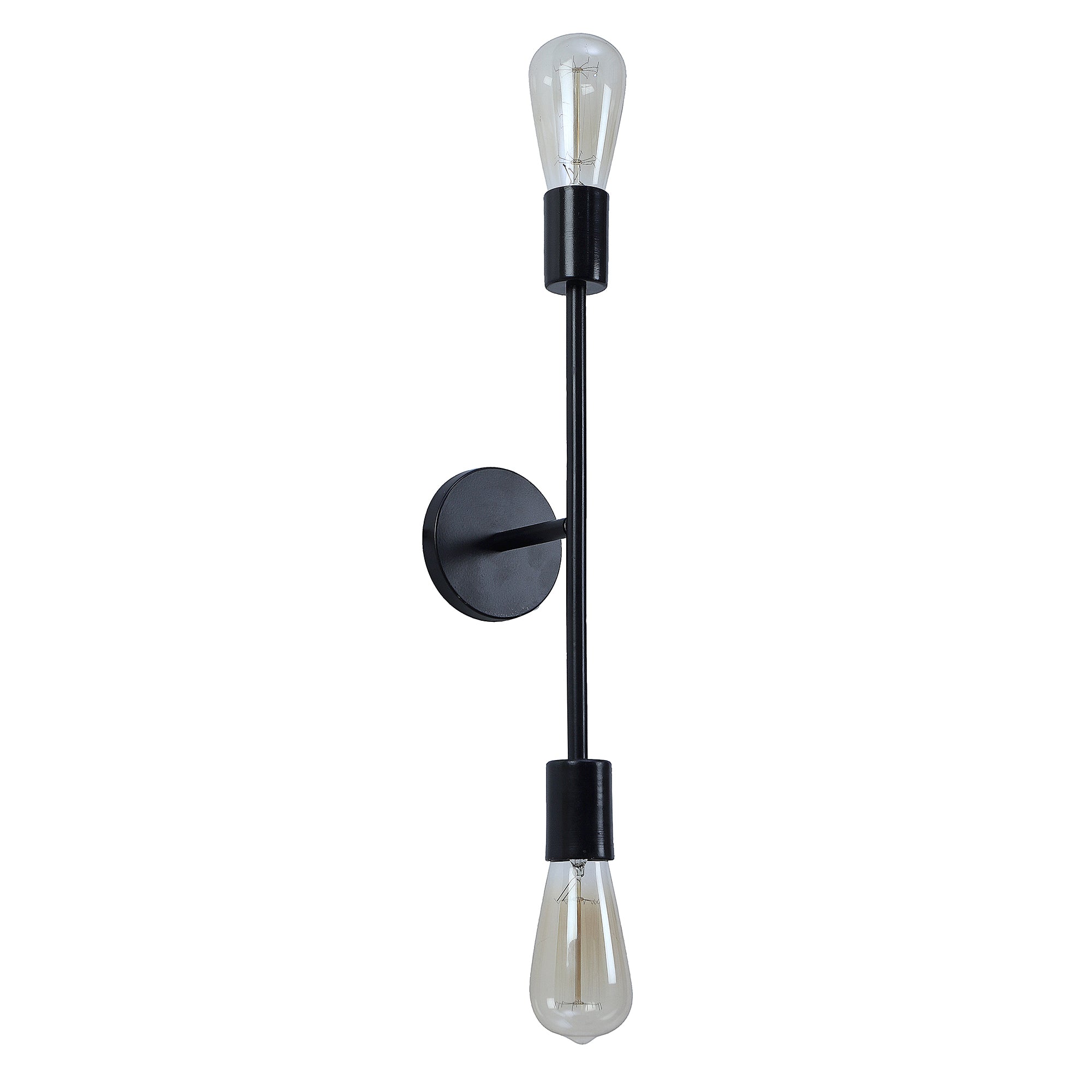 Filo Black Metal Wall Light
