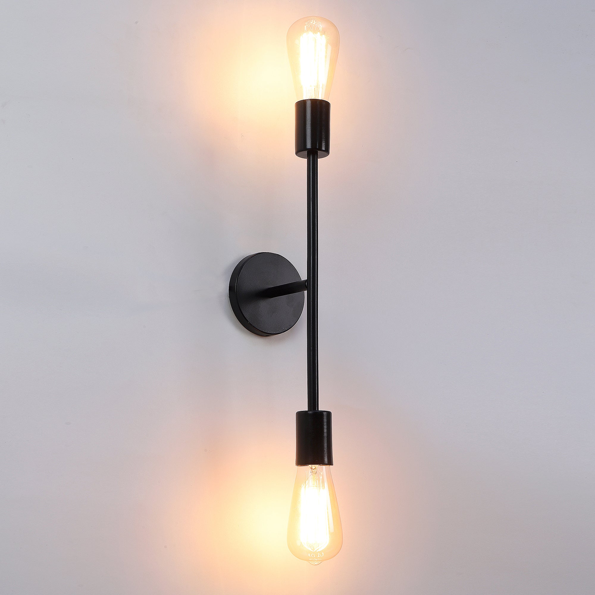 Filo Black Metal Wall Light