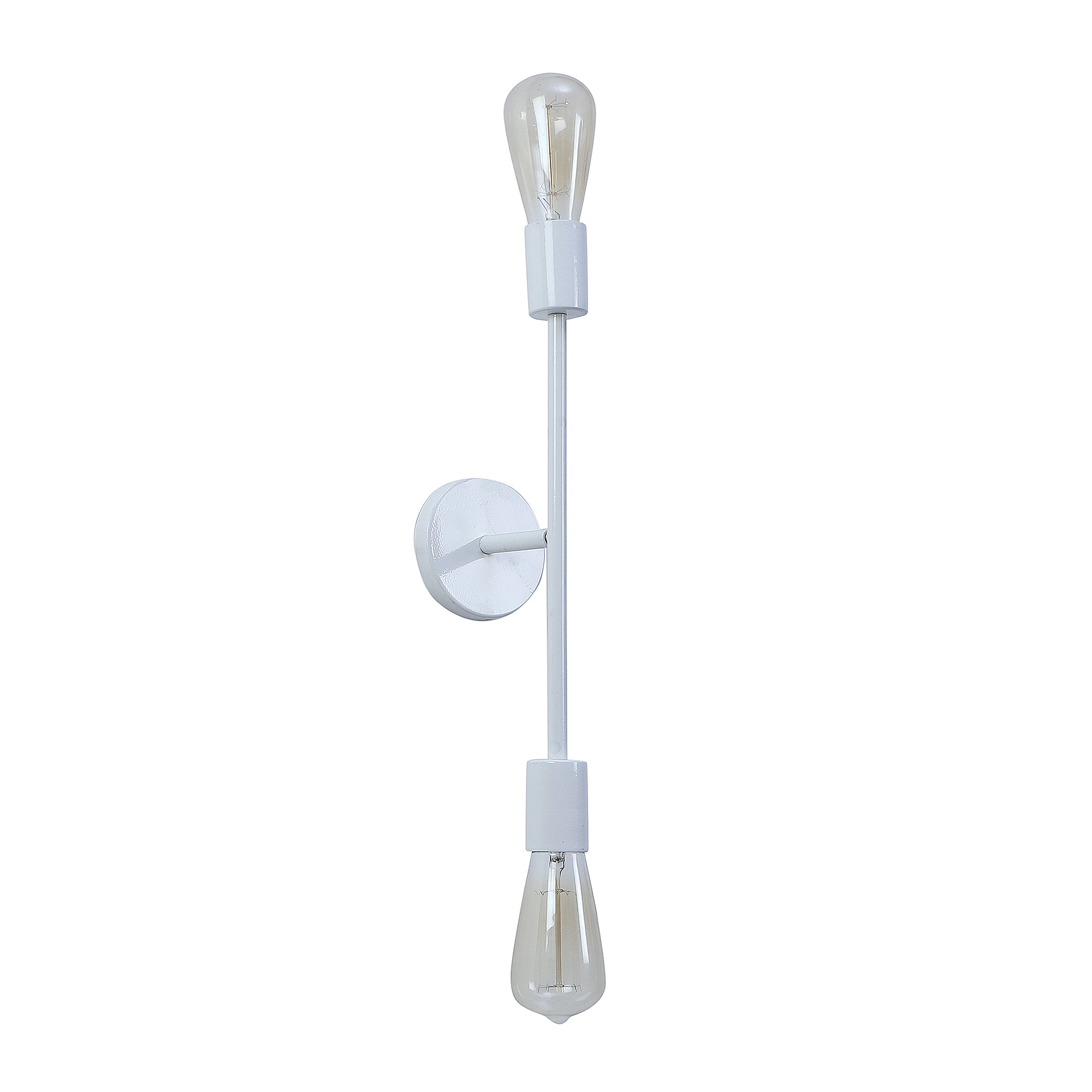 Filo White Metal Wall Light