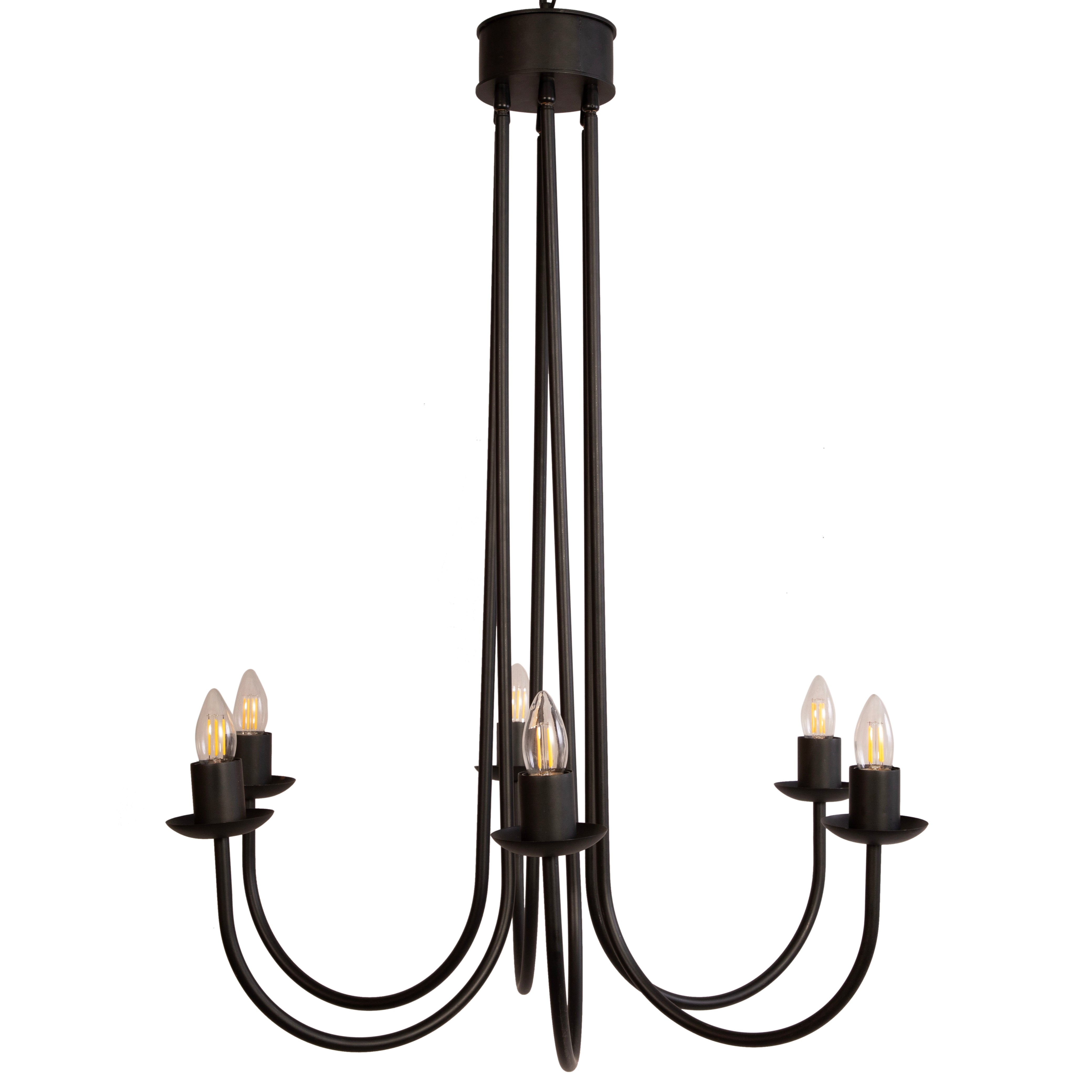 Volfin 6 Lt Chandelier By Shoppeefry