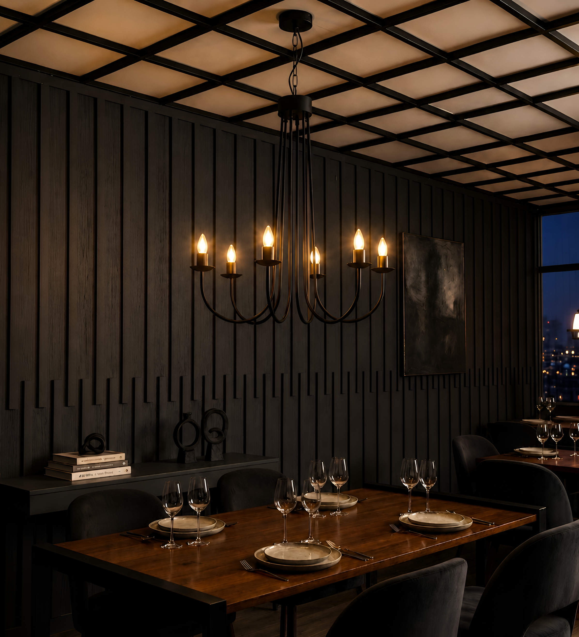 Volfin 6 Lt Chandelier By Shoppeefry