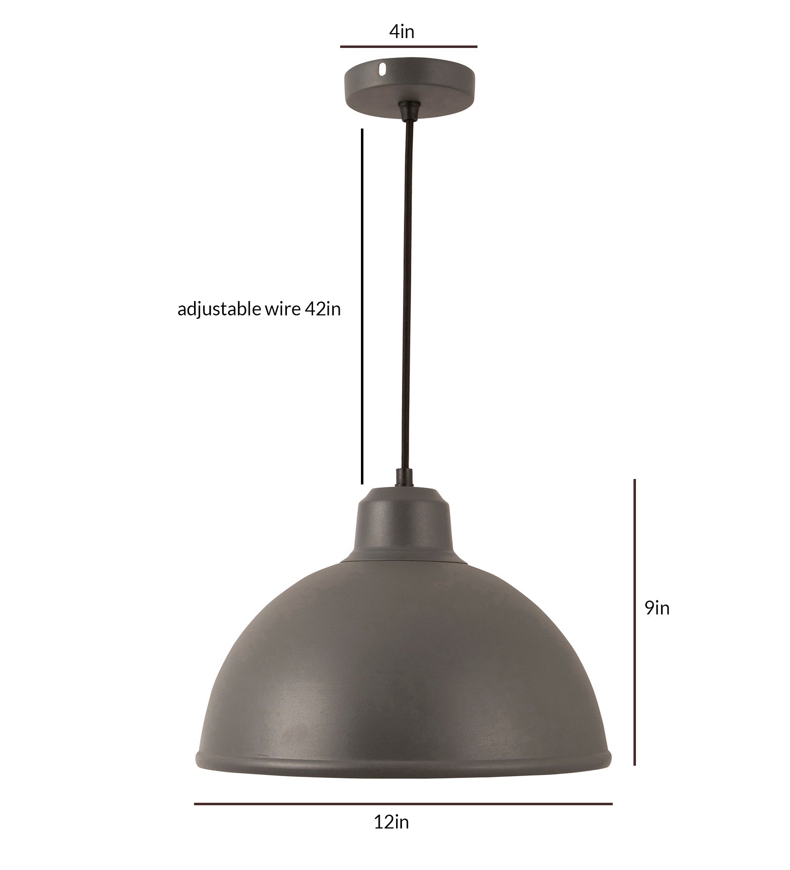 Dome Cork Pendant Light