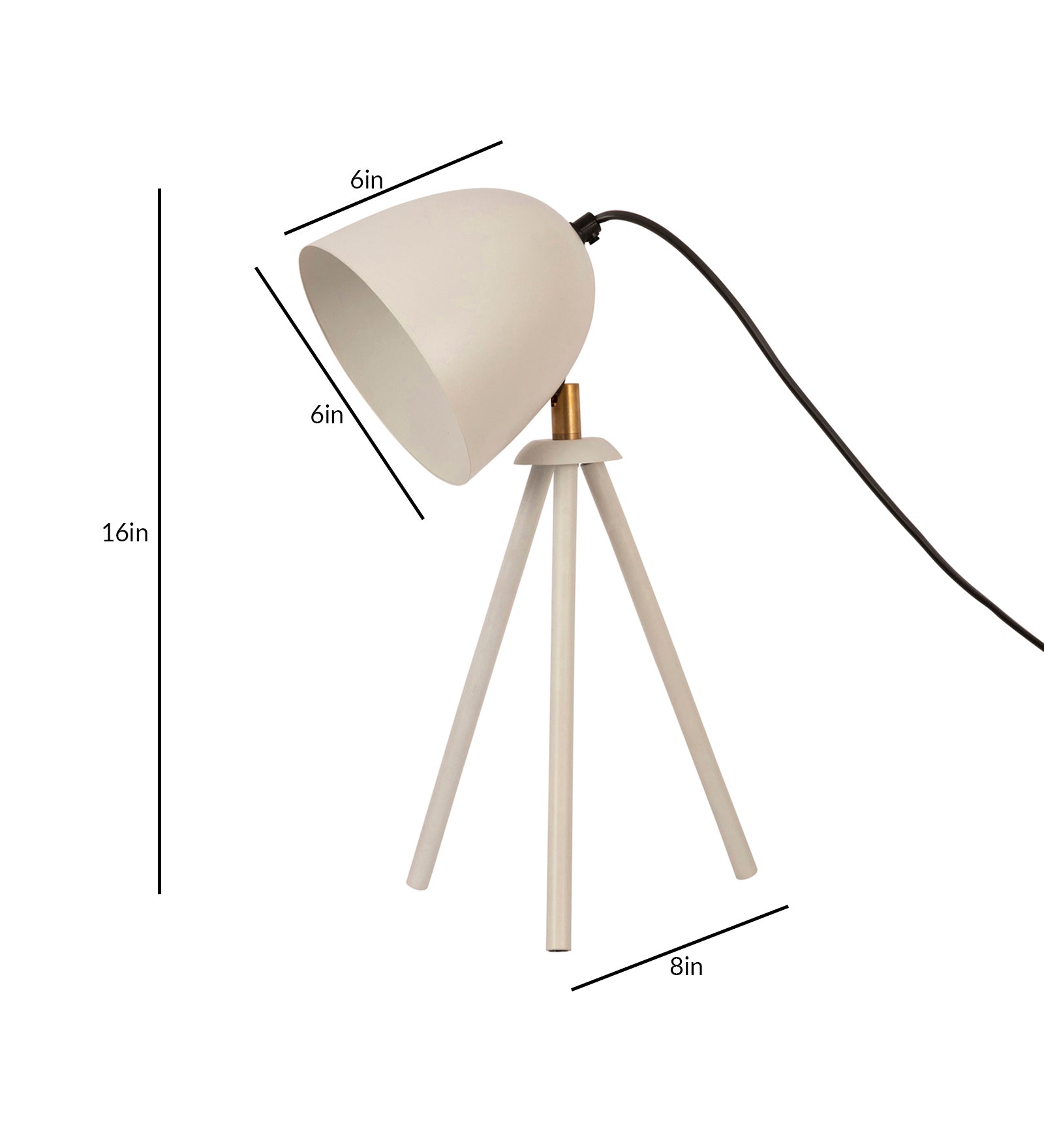 Anis Tripod Desk Lamp White