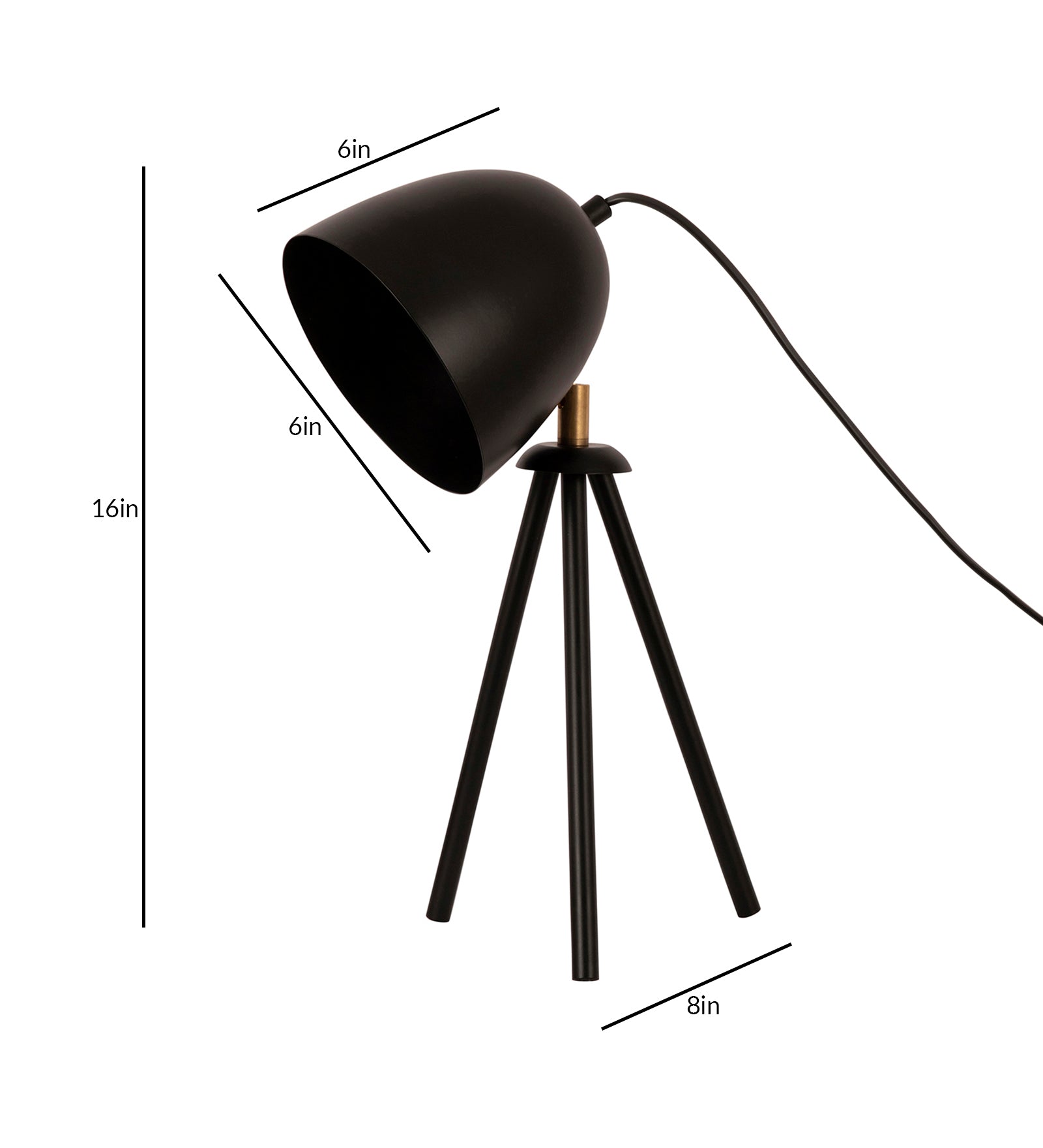 Anis Tripod Desk Lamp Black
