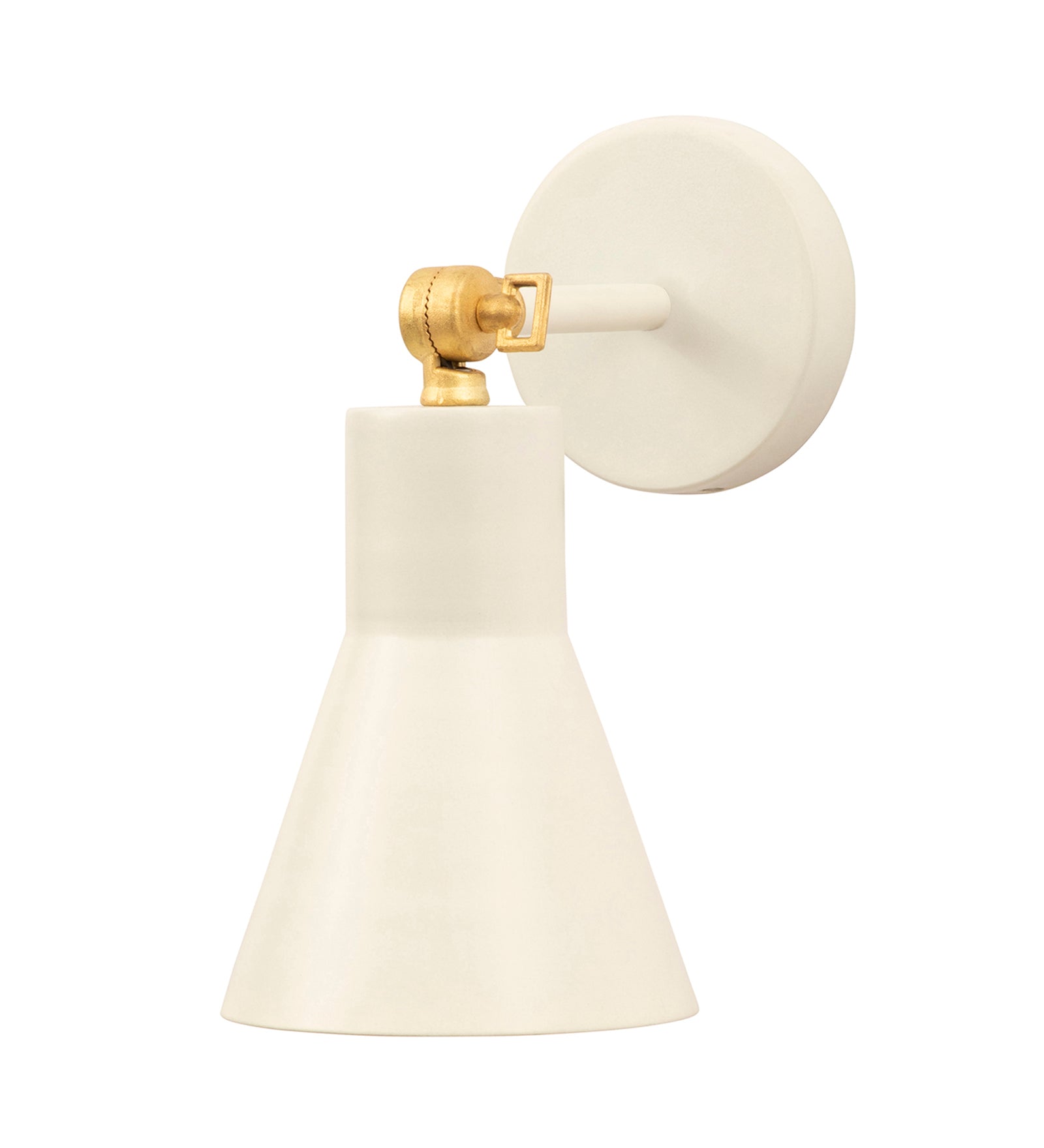 Liam Small White Wall Sconce