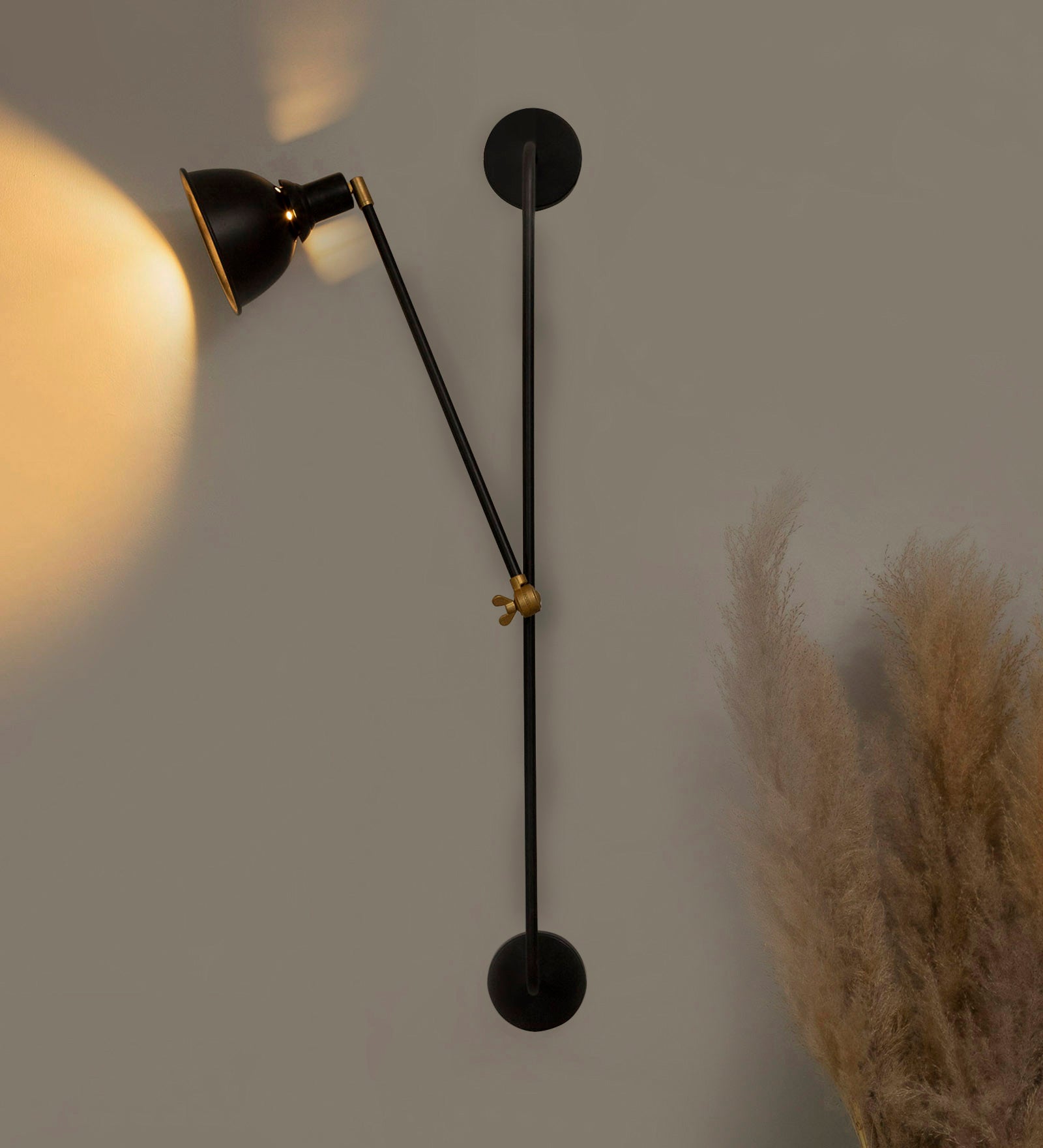 Swing Arm Corner Lamp Left Facing