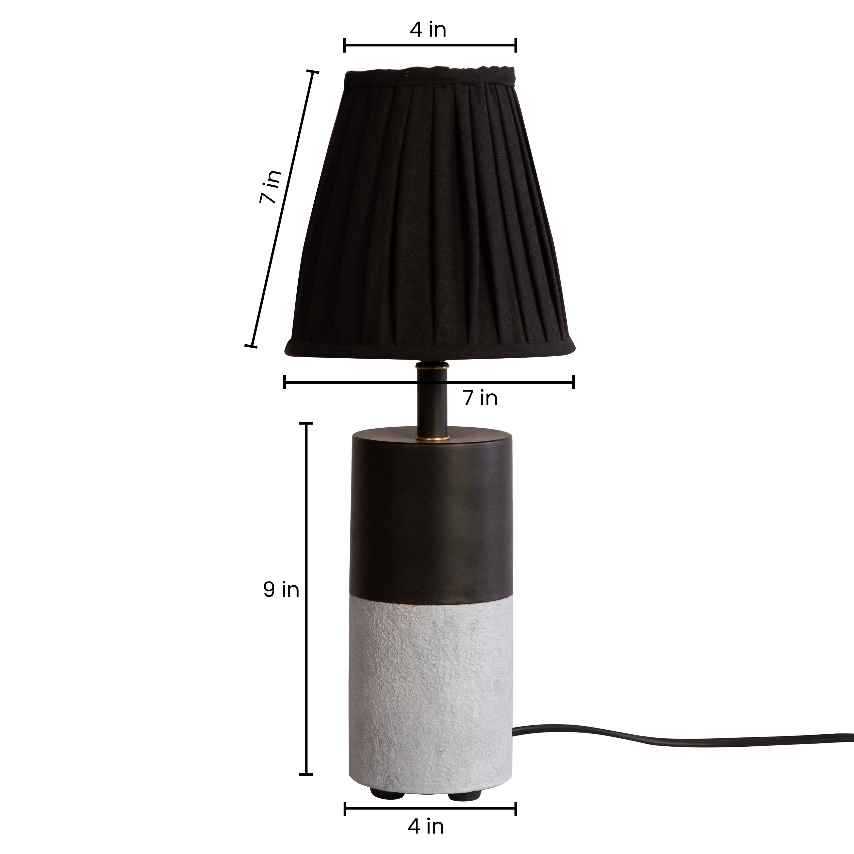 Concrete Table Lamp By Shoppeefry