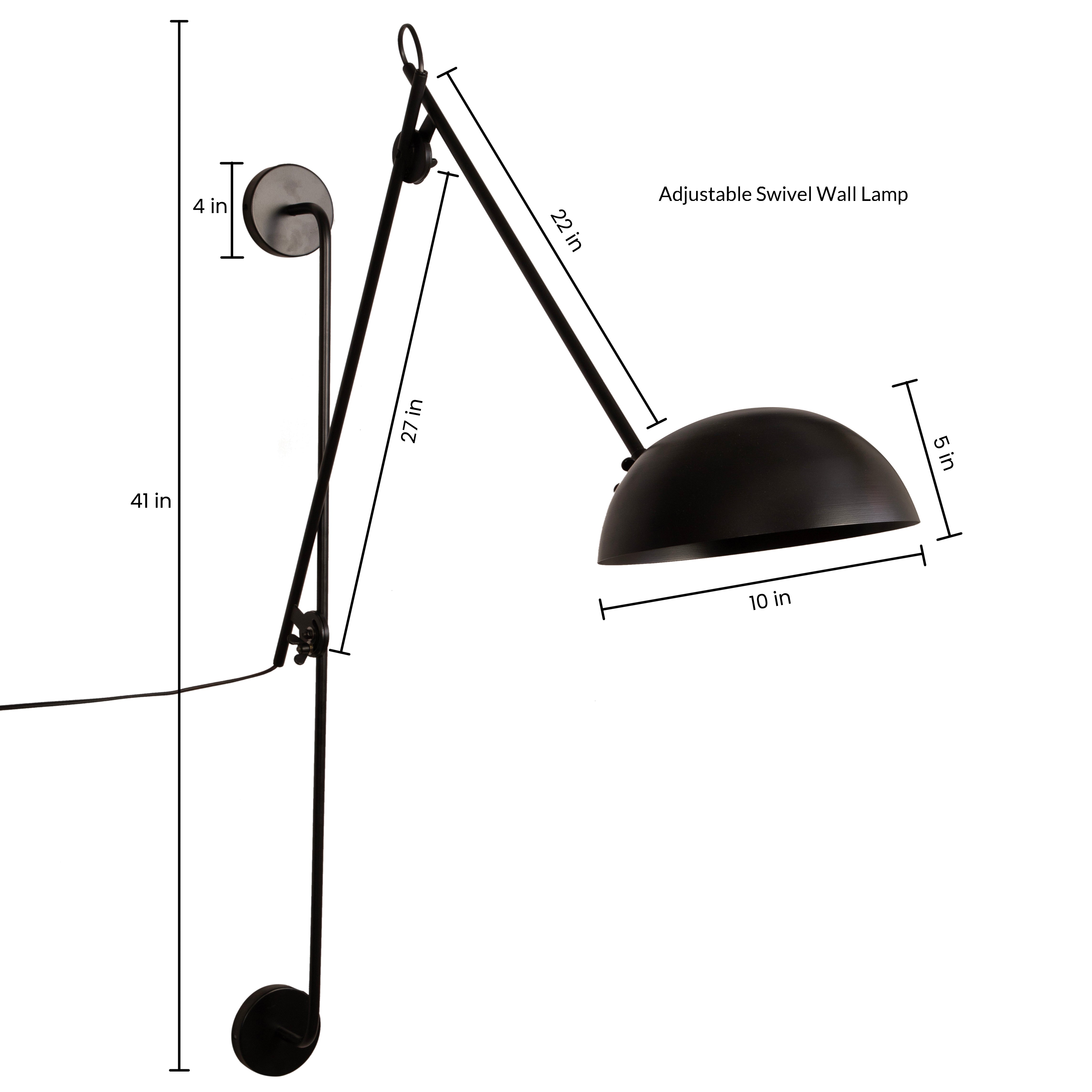 Swivel Arm Wall Light By Shoppeefry