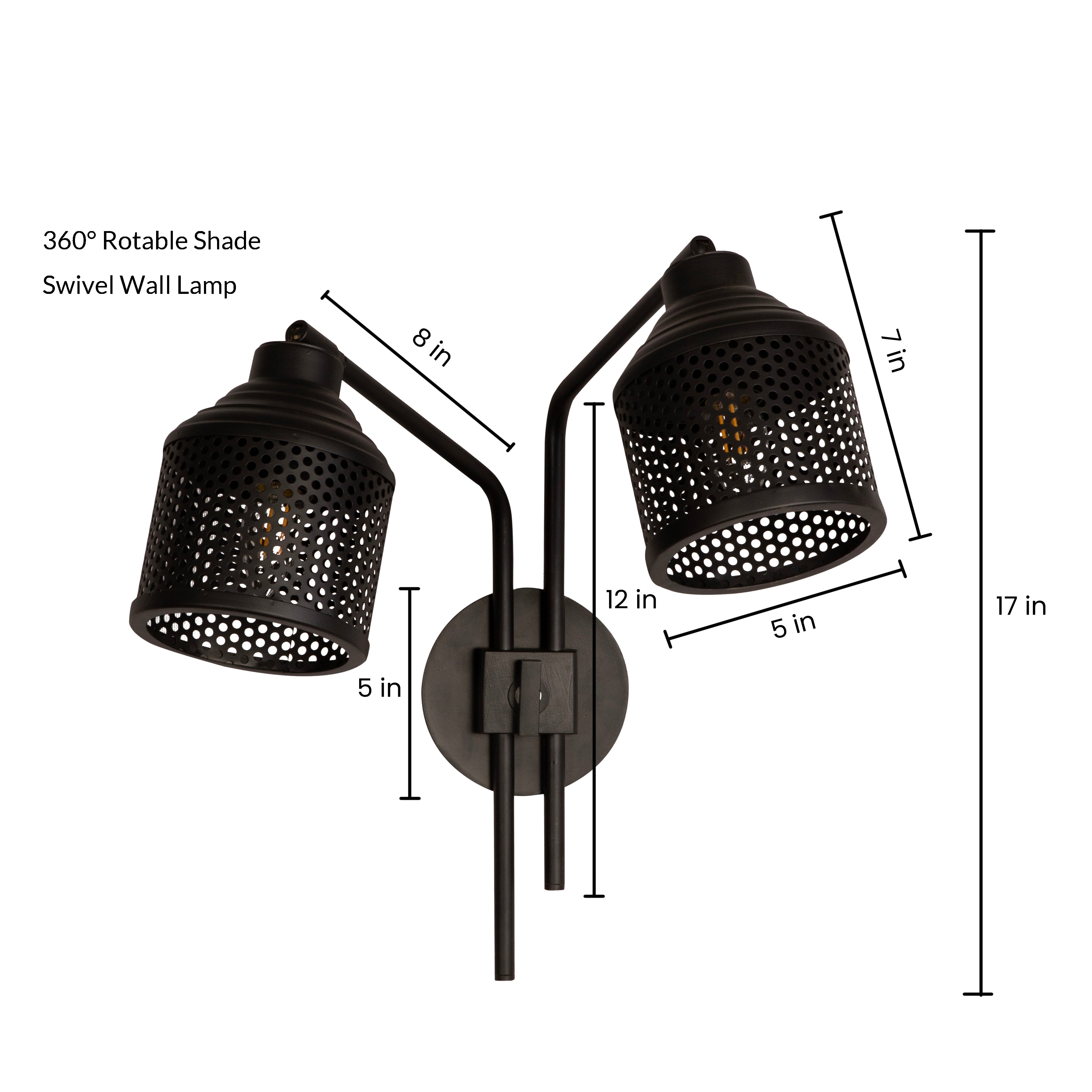 Riddle Wall Lamp Double Arm By Shoppeefry