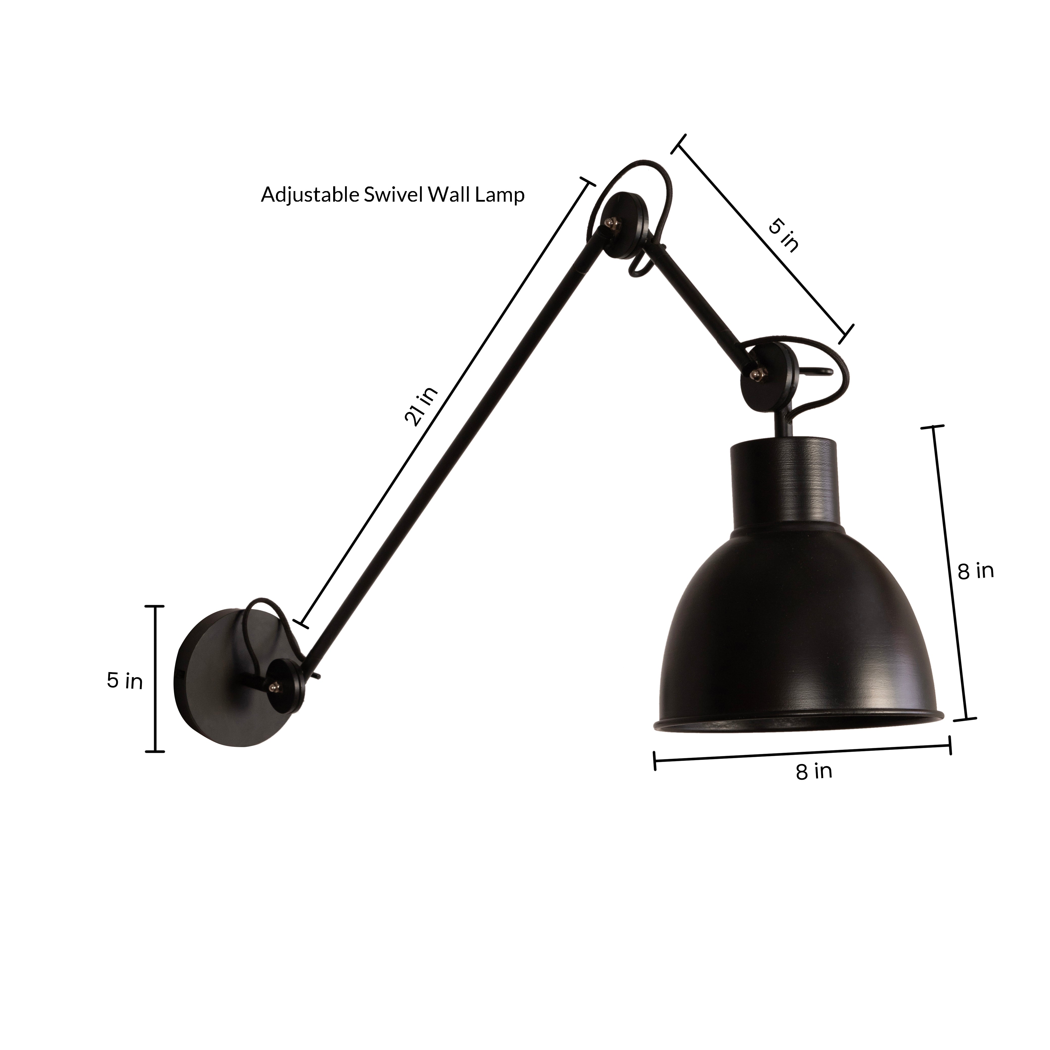 Industrial Swivel Wall Light By Shoppeefry