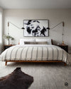 Swiveling Black Metal Wall Light