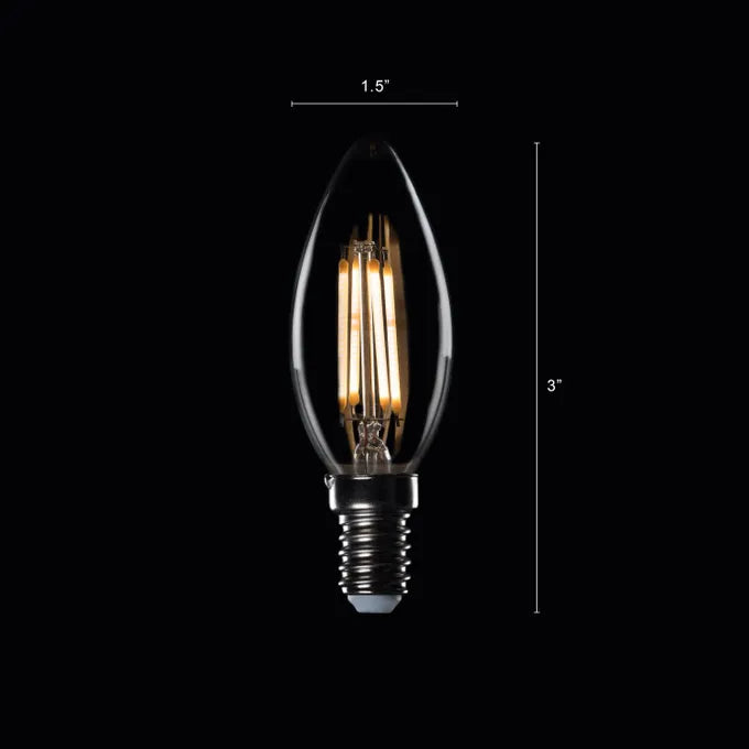 4W Regular LED Candle E-14 Bulb