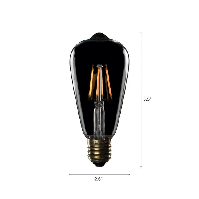4W Edison LED Big Cylinder E-27 Bulb