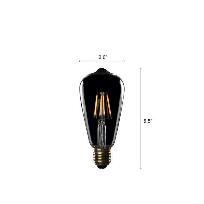 4W Dimmable LED Edison E-27 Bulb
